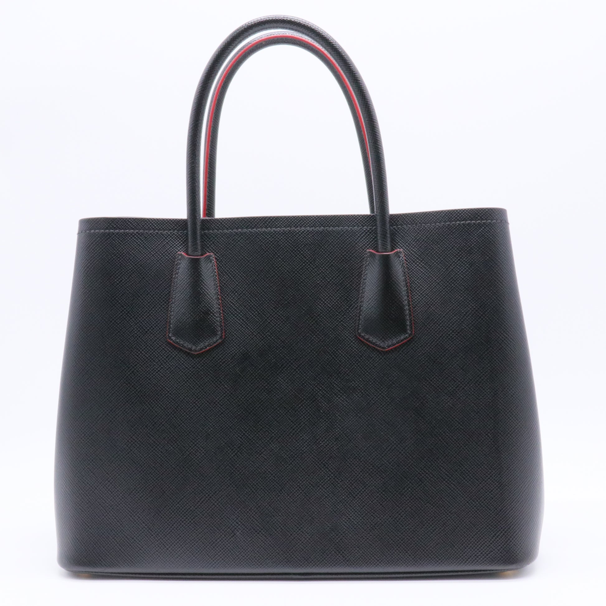 Cuir Double Tote Saffiano Leather twins