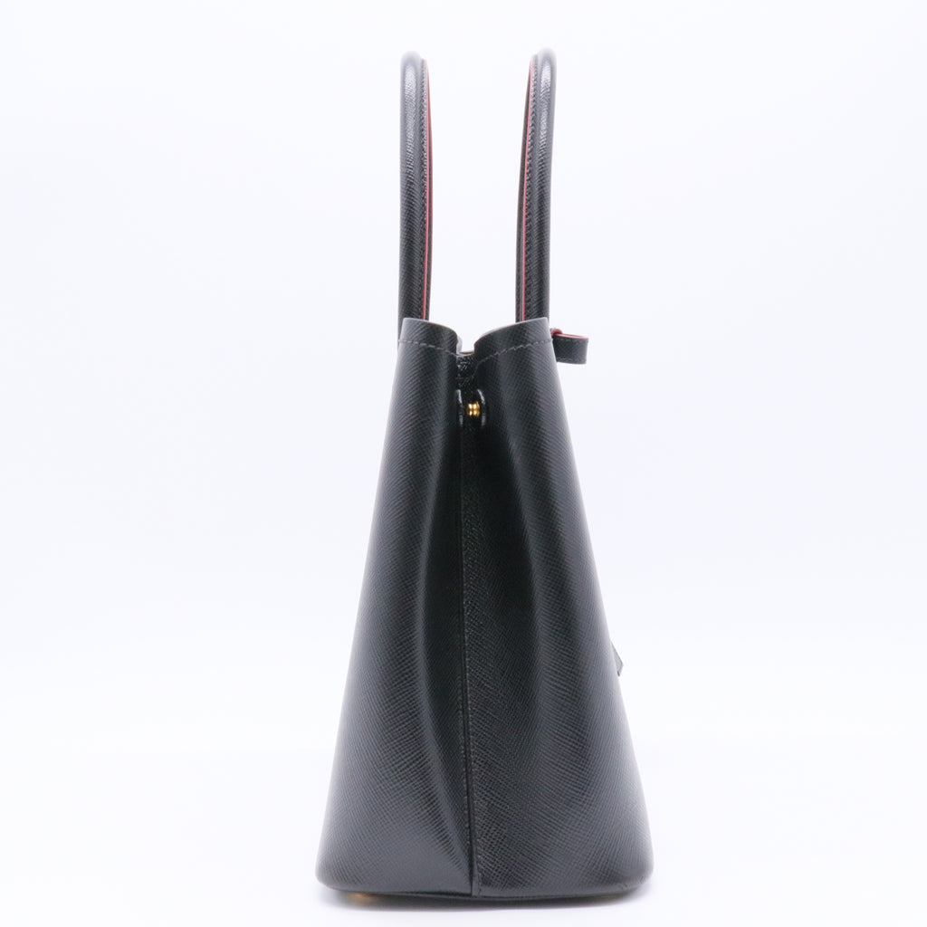 Cuir Double Tote Saffiano Leather twins