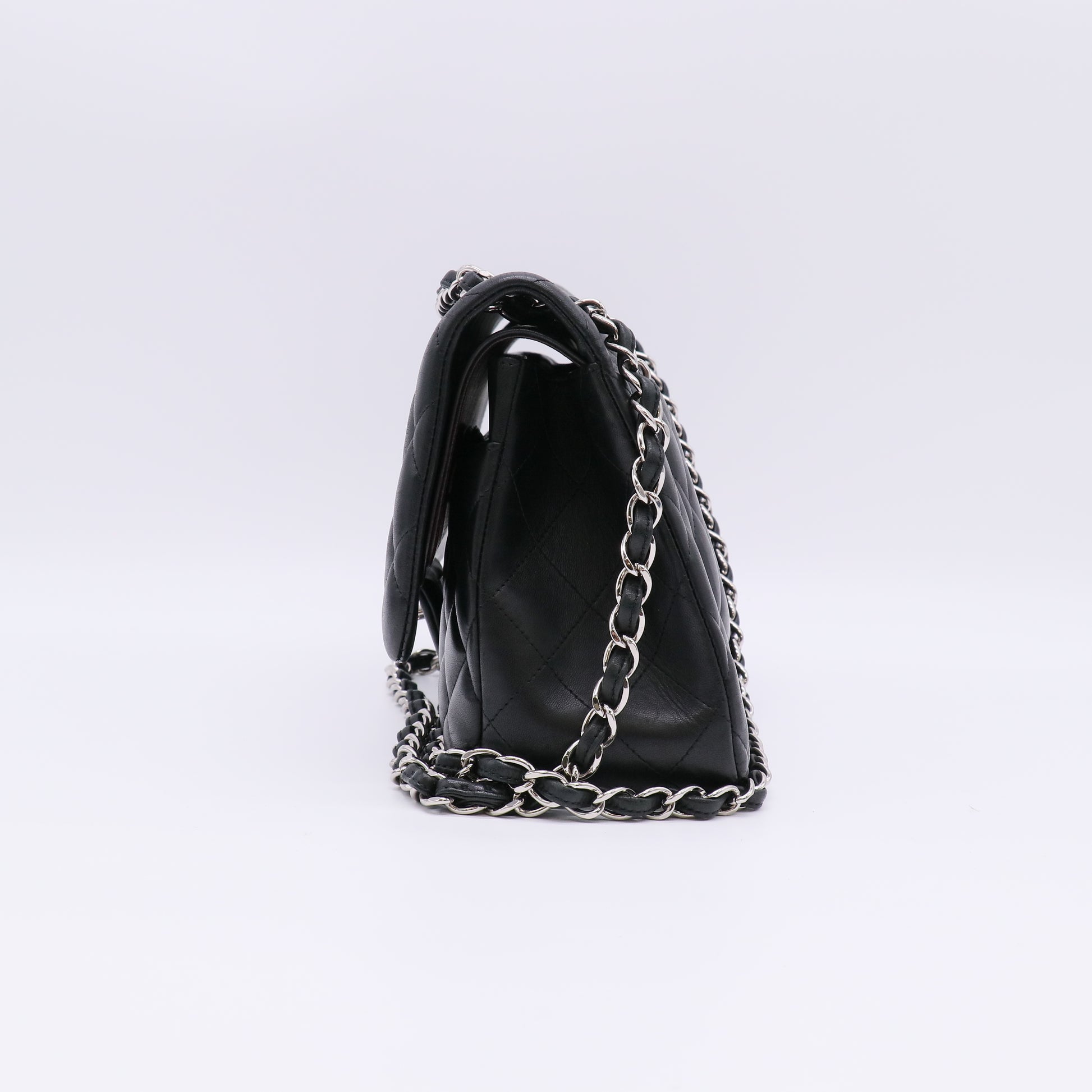 Classic Double Flap Bag Quilted Lambskin Jumbo B23289