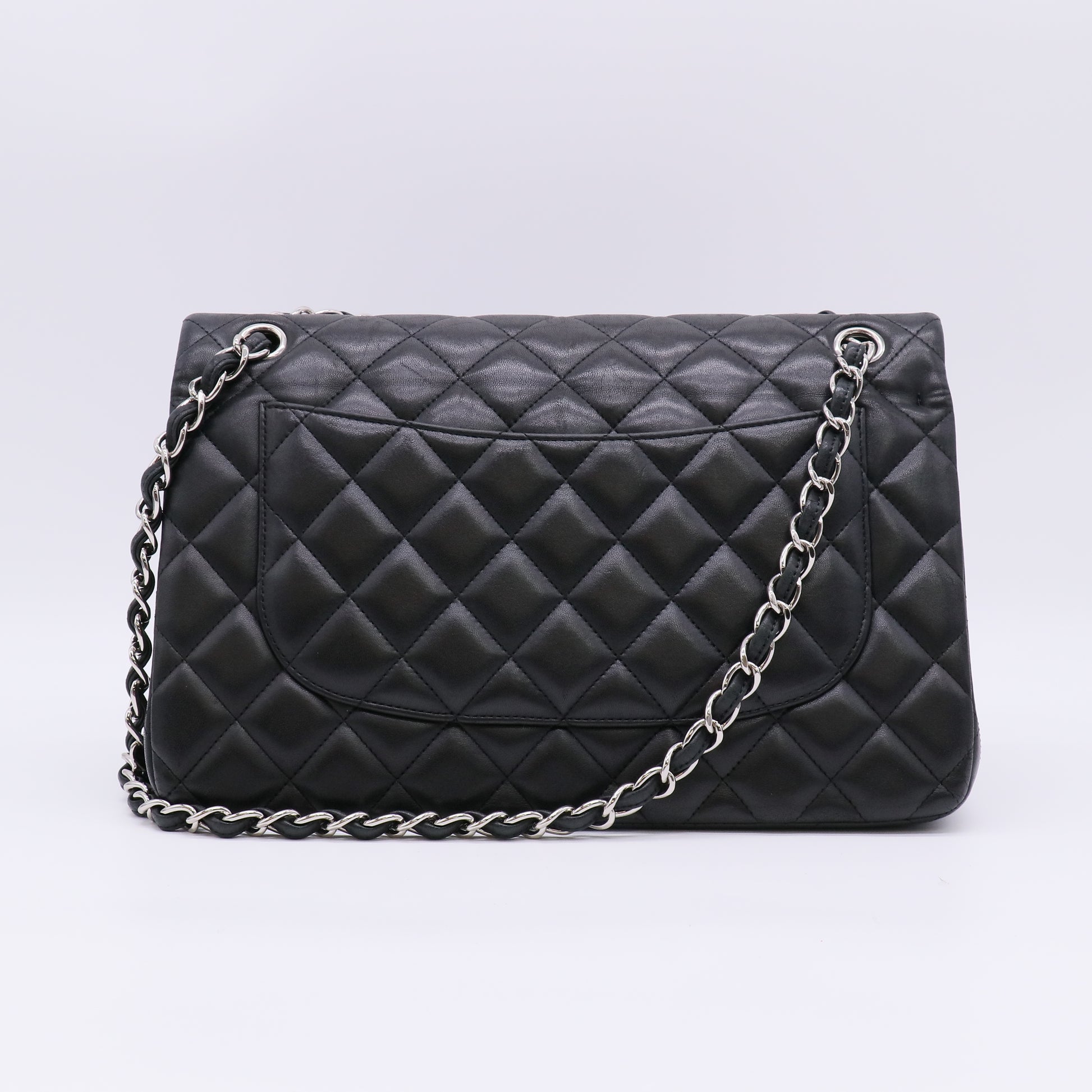 Classic Double Flap Bag Quilted Lambskin Jumbo B23289
