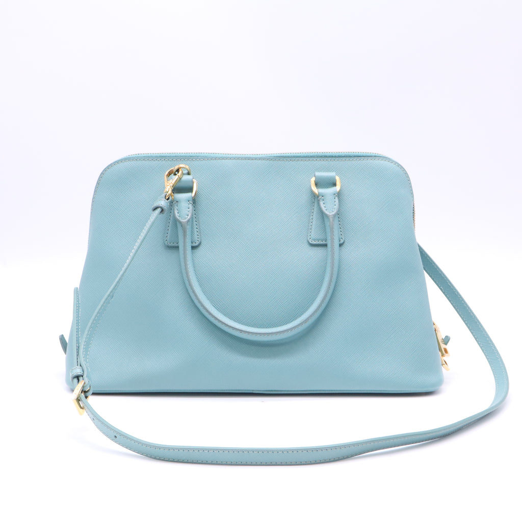 Prada Anice Saffiano Leather Top Handle Bag Twins B23302