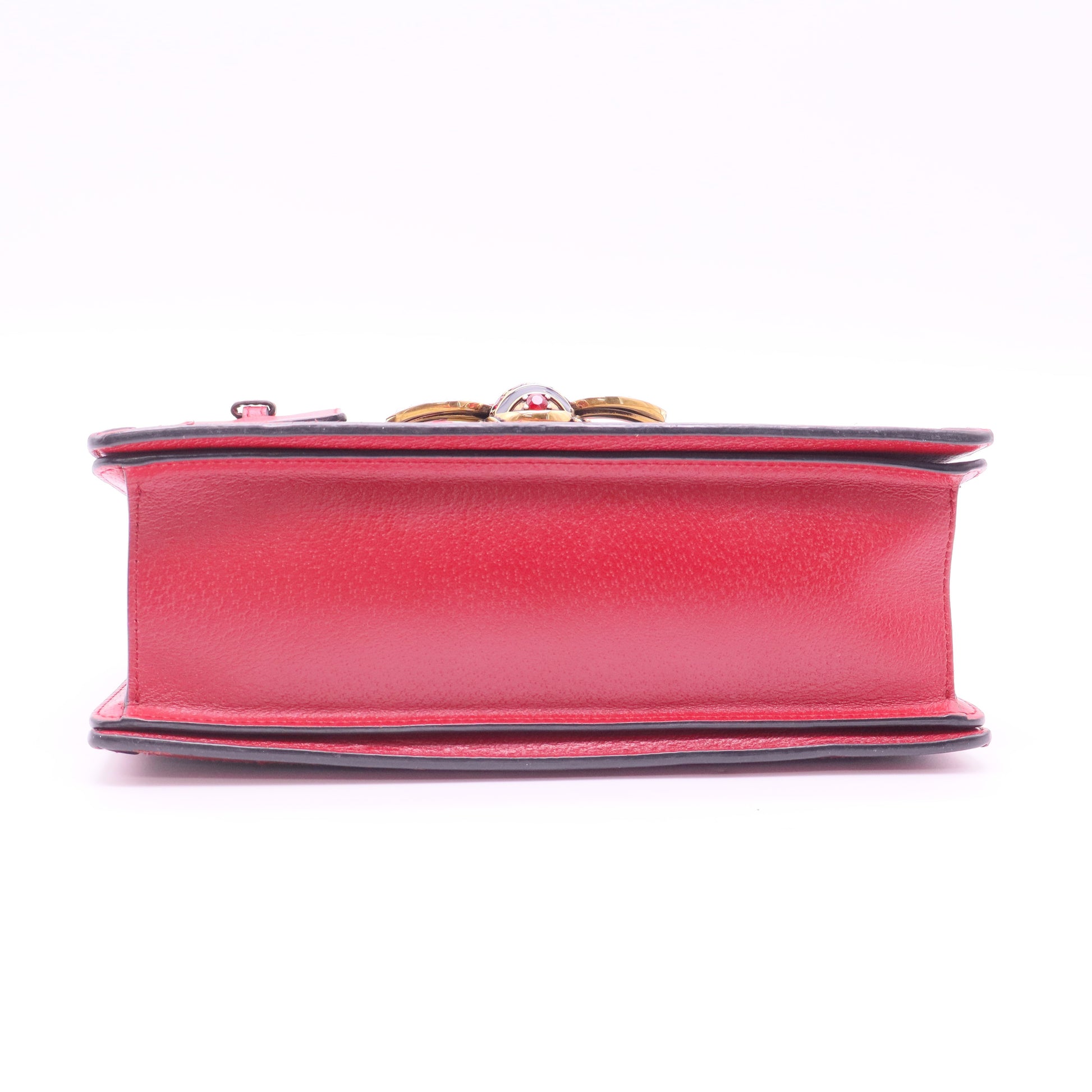 Gucci  GG Supreme Monogram Small Queen Margaret Top Handle Bag Red twins