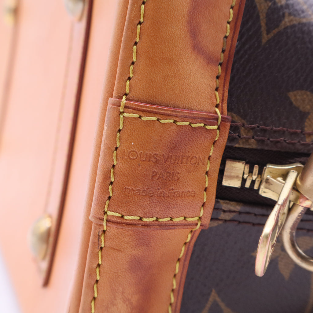 Louis Vuitton Alma BB leather handbag B11068 twins