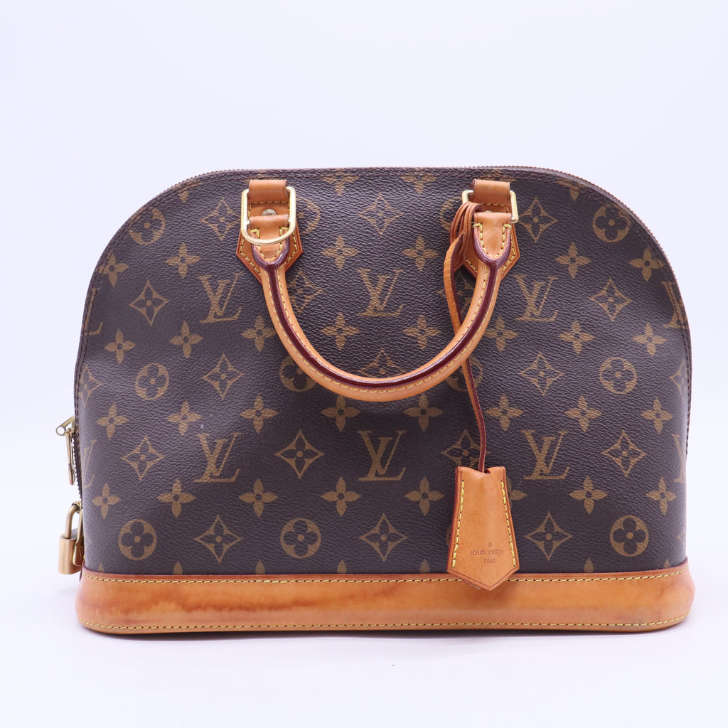 Louis Vuitton Alma BB leather handbag B11068 twins