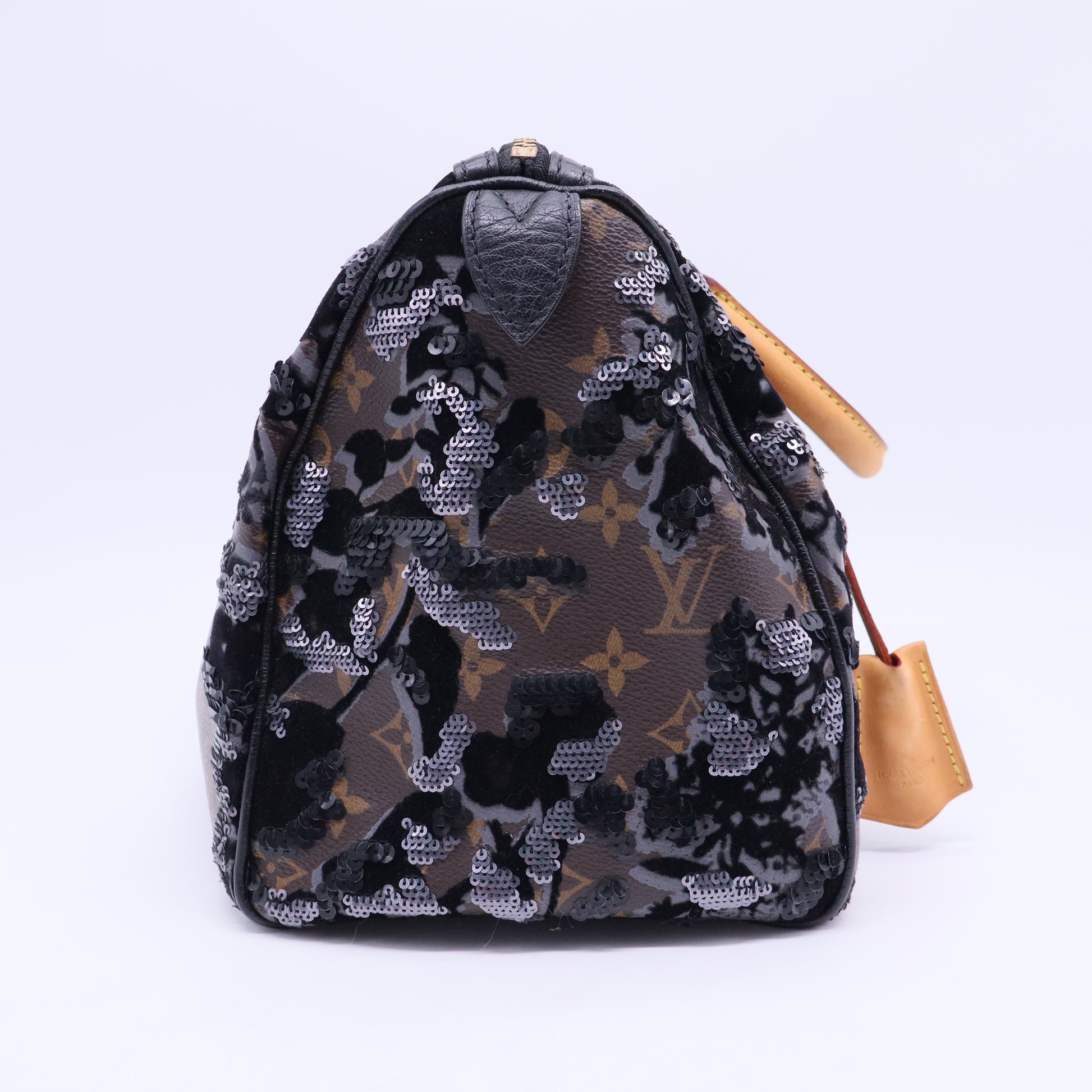 Speedy Handbag Fleur De Jais Monogram Canvas 30 B20208