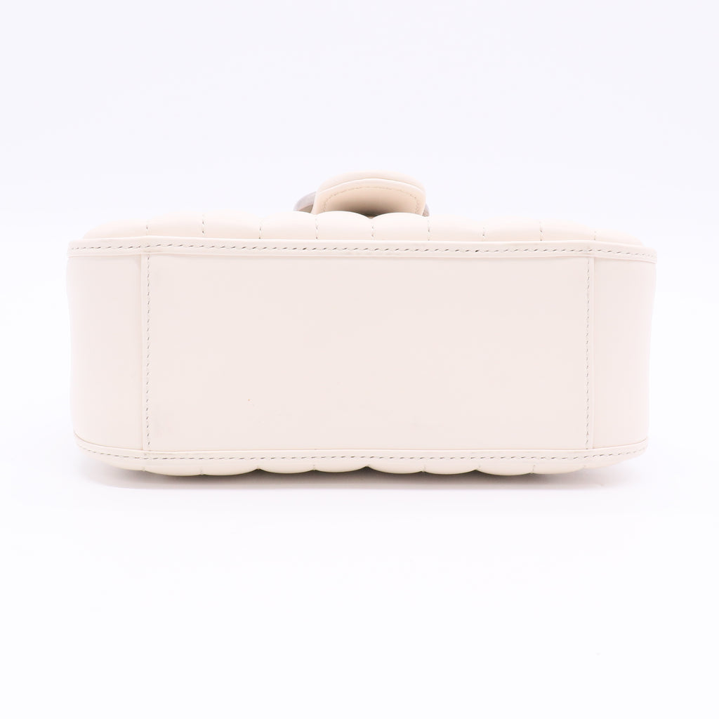 GG Marmont Top Handle Flap Bag Diagonal Quilted Leather Mini twins