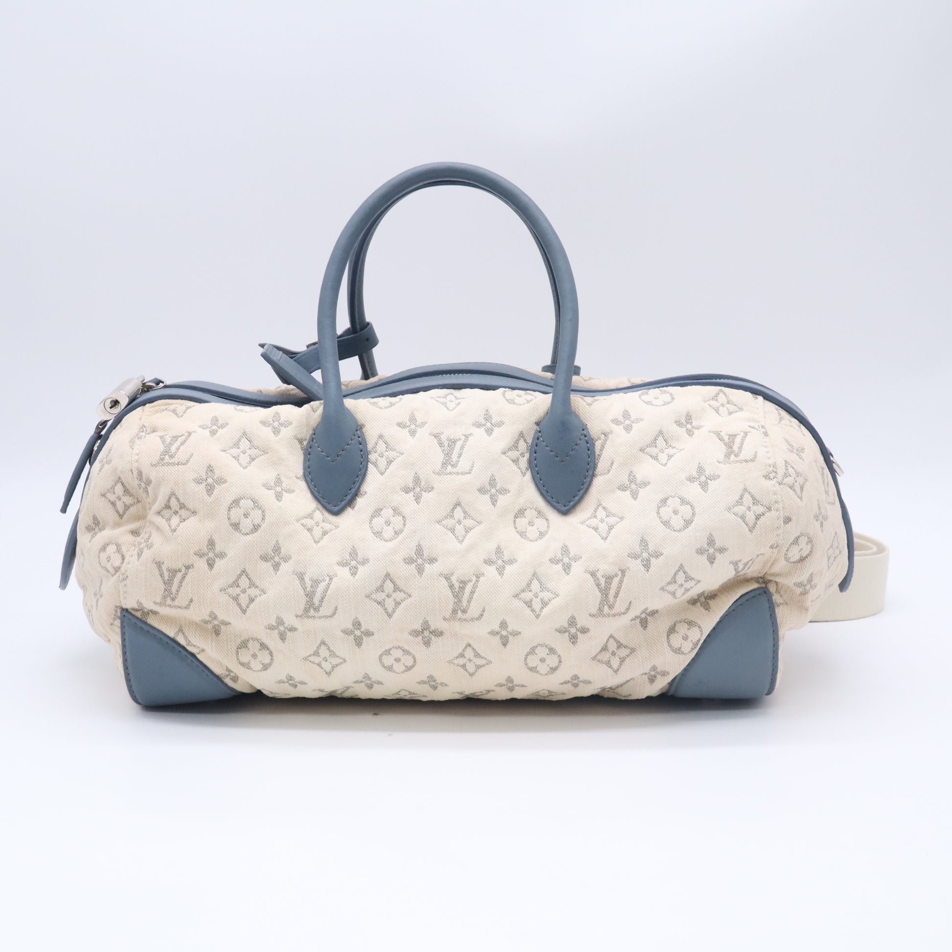 Louis Vuitton Monogram Denim Speedy Round GM B24009