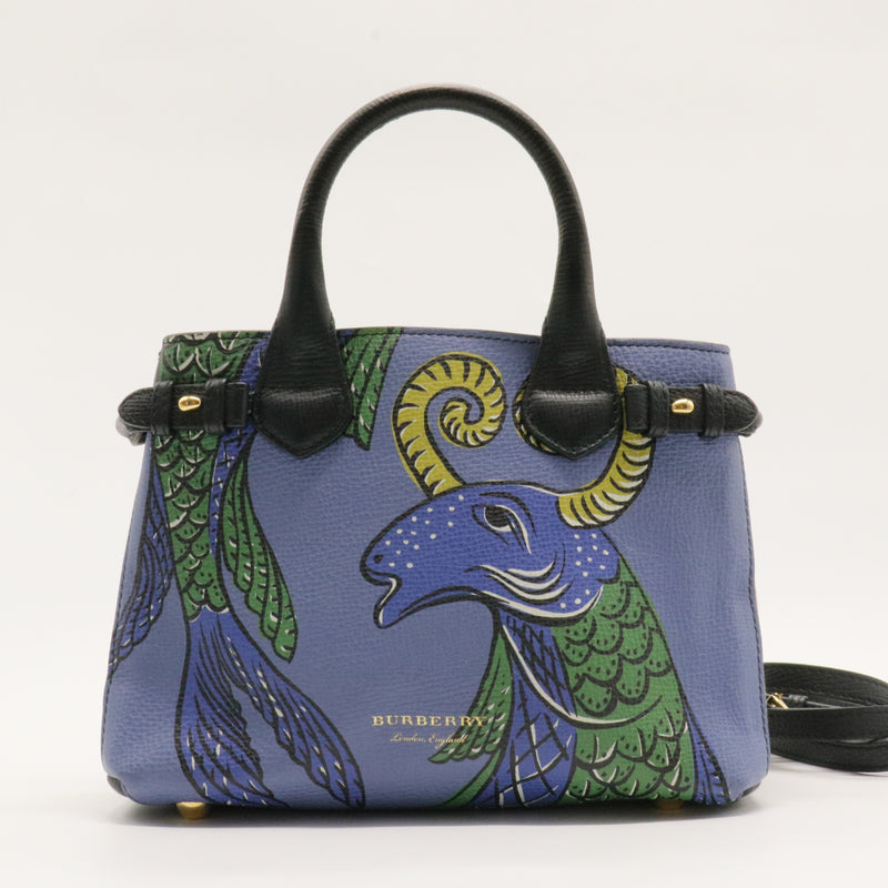 Banner NM Tote Printed Leather Small