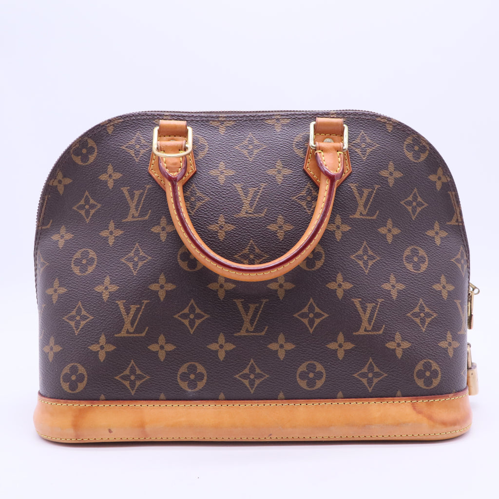 Louis Vuitton Alma BB leather handbag B11068 twins