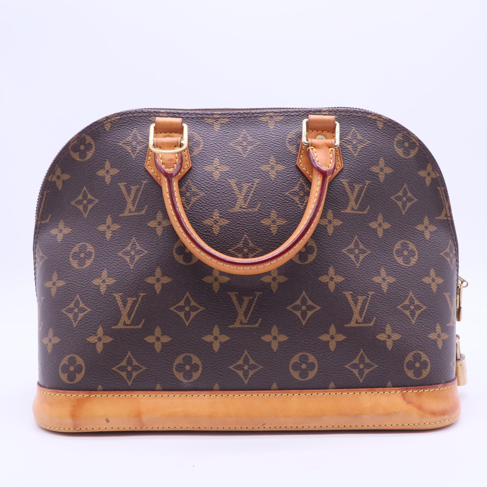 Louis Vuitton Alma BB leather handbag B11068 twins
