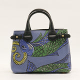 Banner NM Tote Printed Leather Small