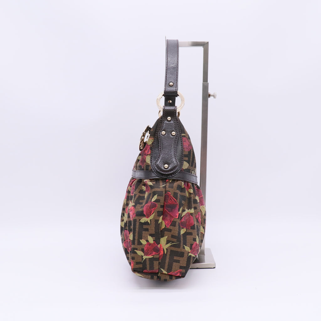 Fendi Chef Hobo Zucca Canvas Medium twins B24084