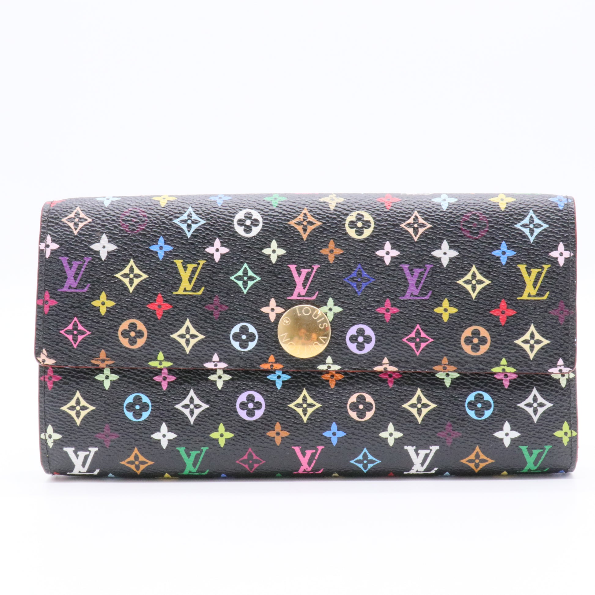 Monogram Multicolor Sarah Wallet Black Grenade