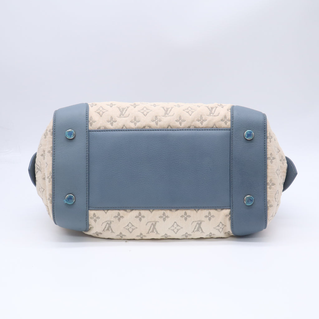 Louis Vuitton Monogram Denim Speedy Round GM B24009