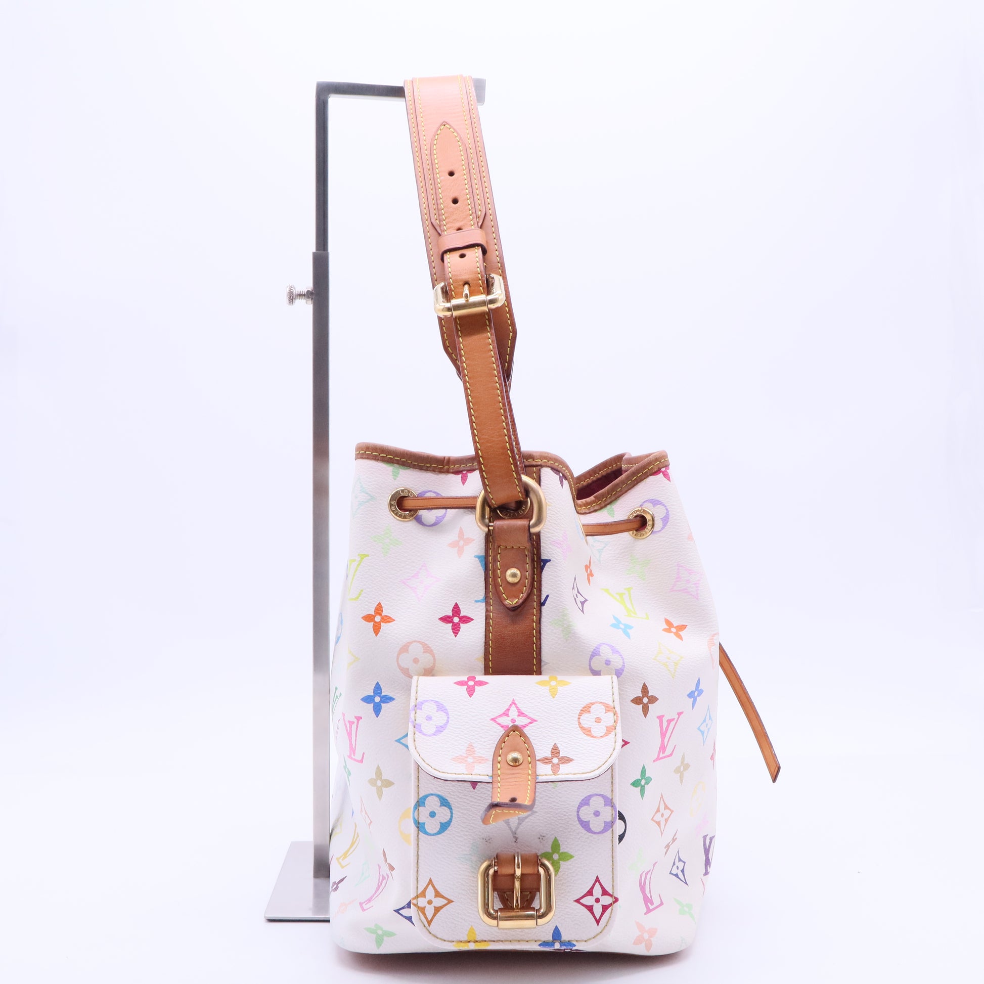 Louis Vuitton Monogram Multicolor Petit Noe White B10457 twins