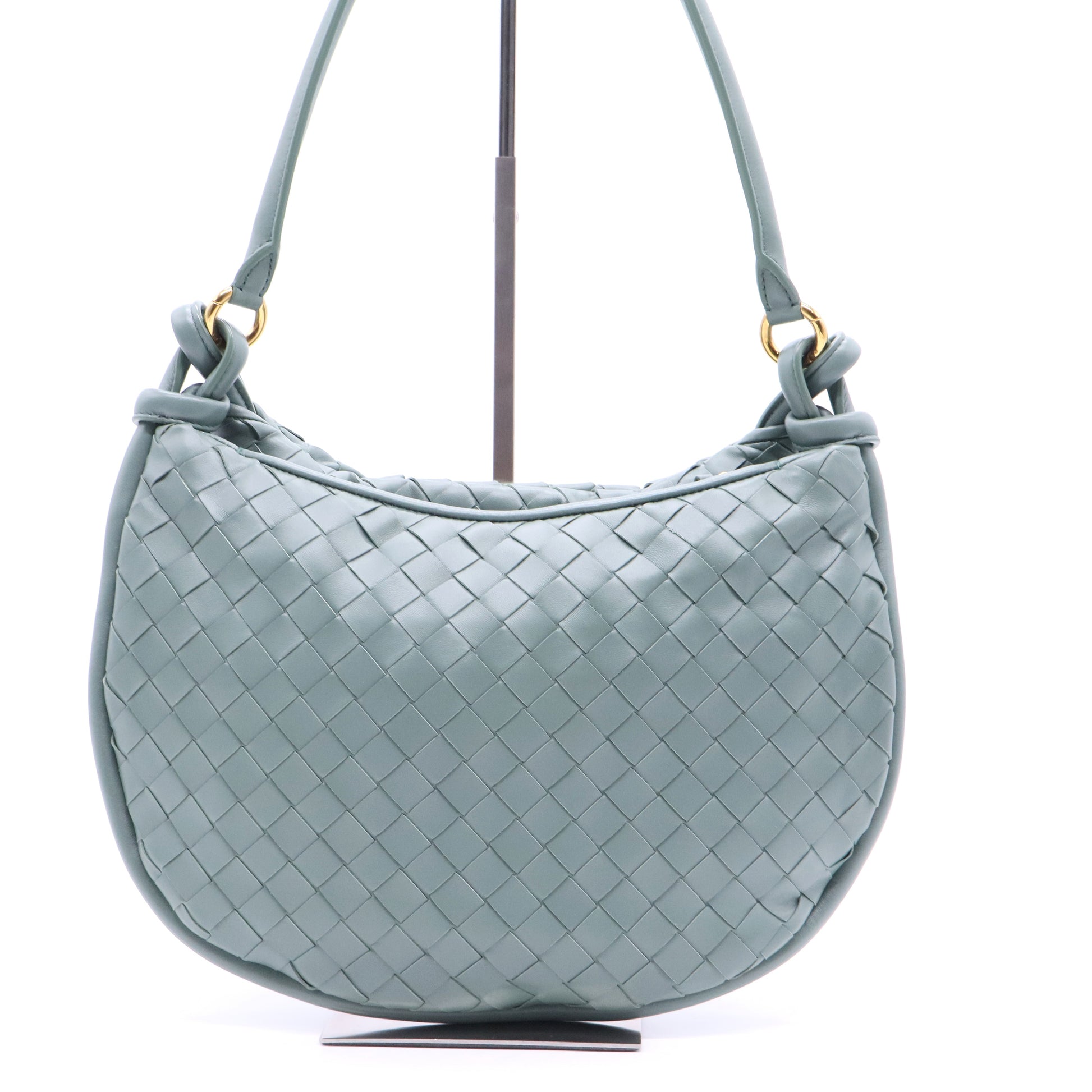 Gemelli Intrecciato-Leather Shoulder Bag
