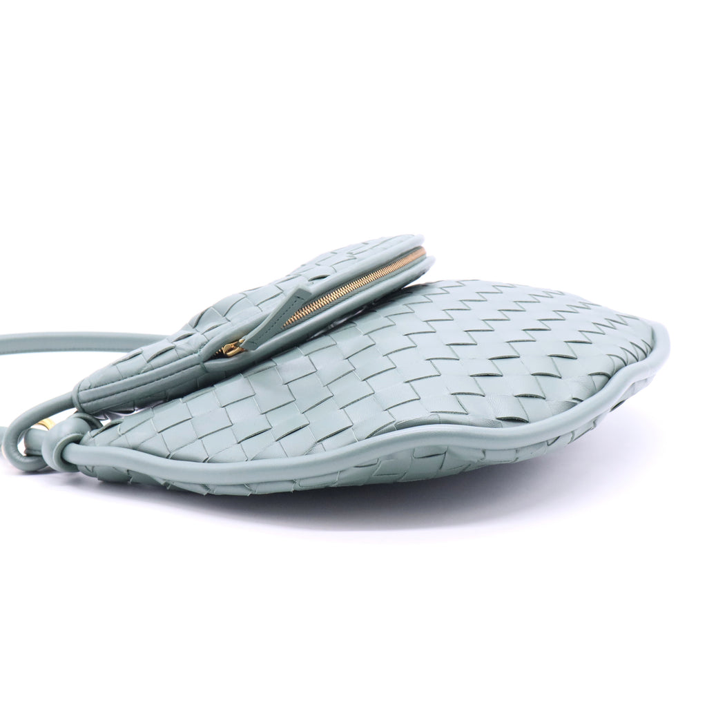 Gemelli Intrecciato-Leather Shoulder Bag