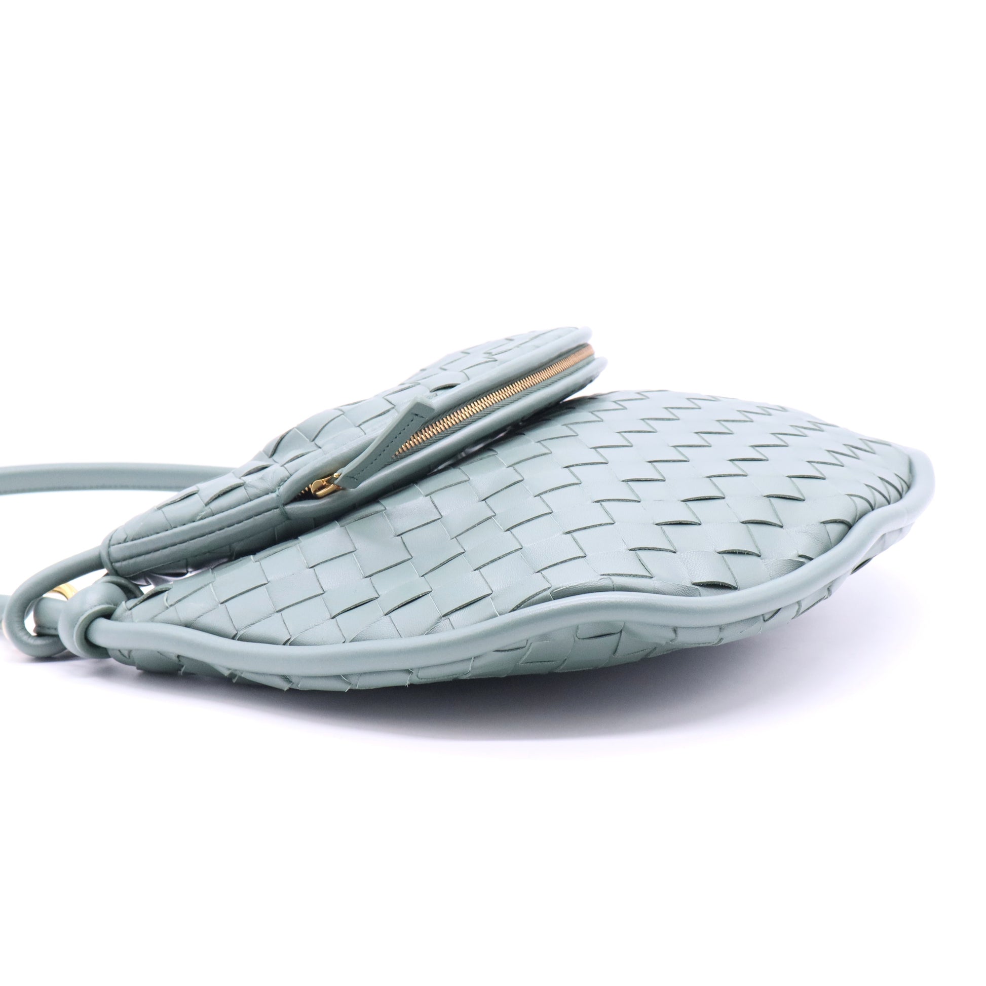 Gemelli Intrecciato-Leather Shoulder Bag