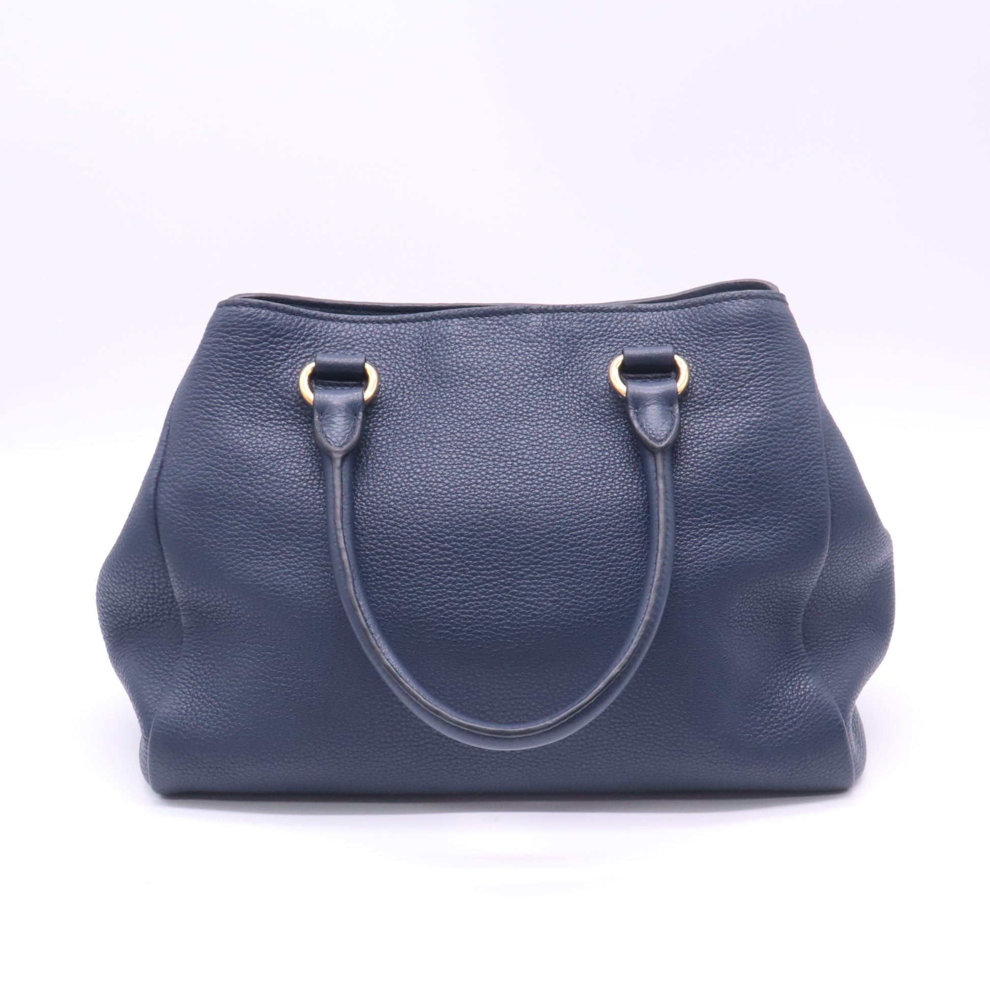 Prada Smeraldo Vitello Phenix Leather Tote Bag twins B23295