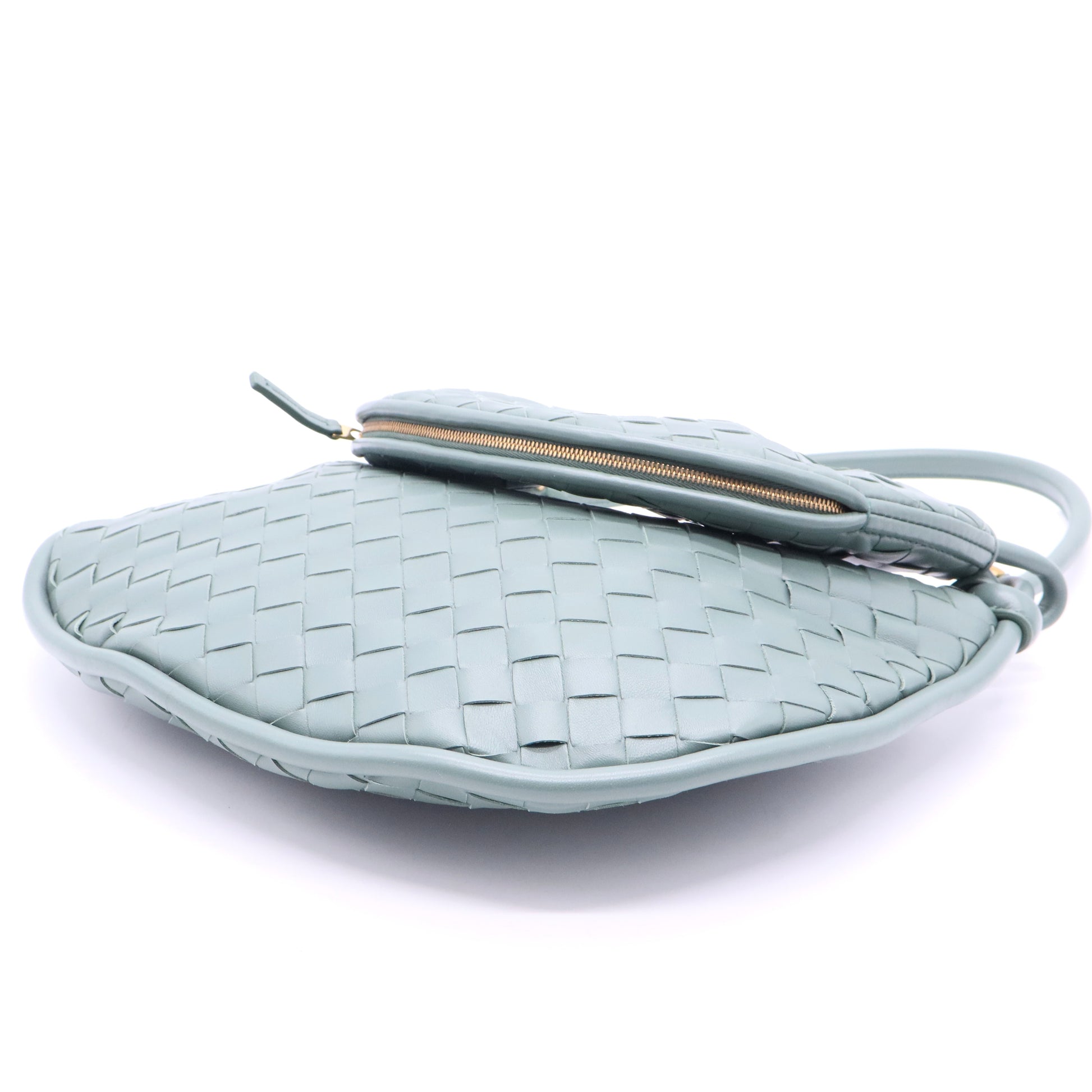 Gemelli Intrecciato-Leather Shoulder Bag