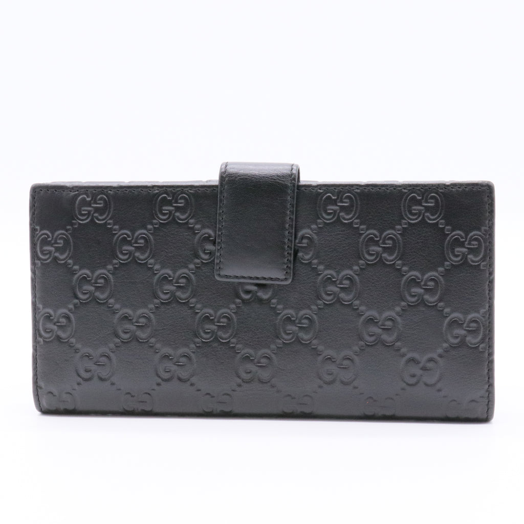 GG Signature Leather French Purse