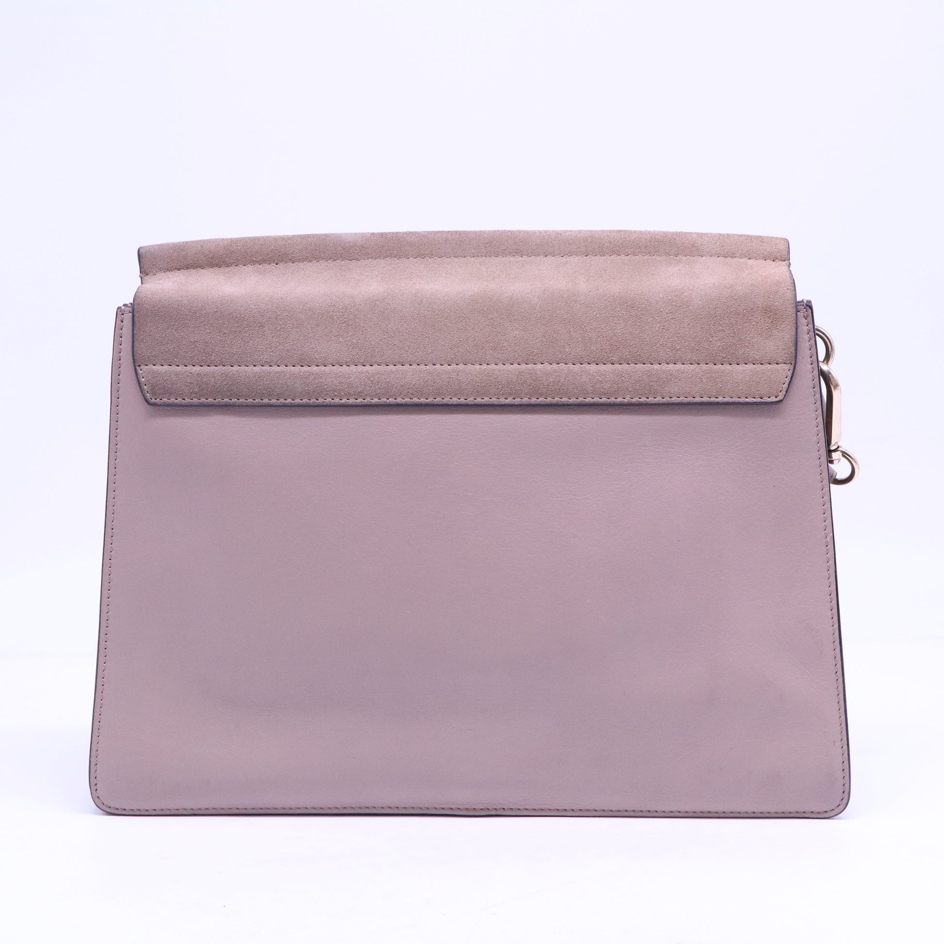 Motty Grey Leather/Suede Faye Medium Shoulder Bag B21091