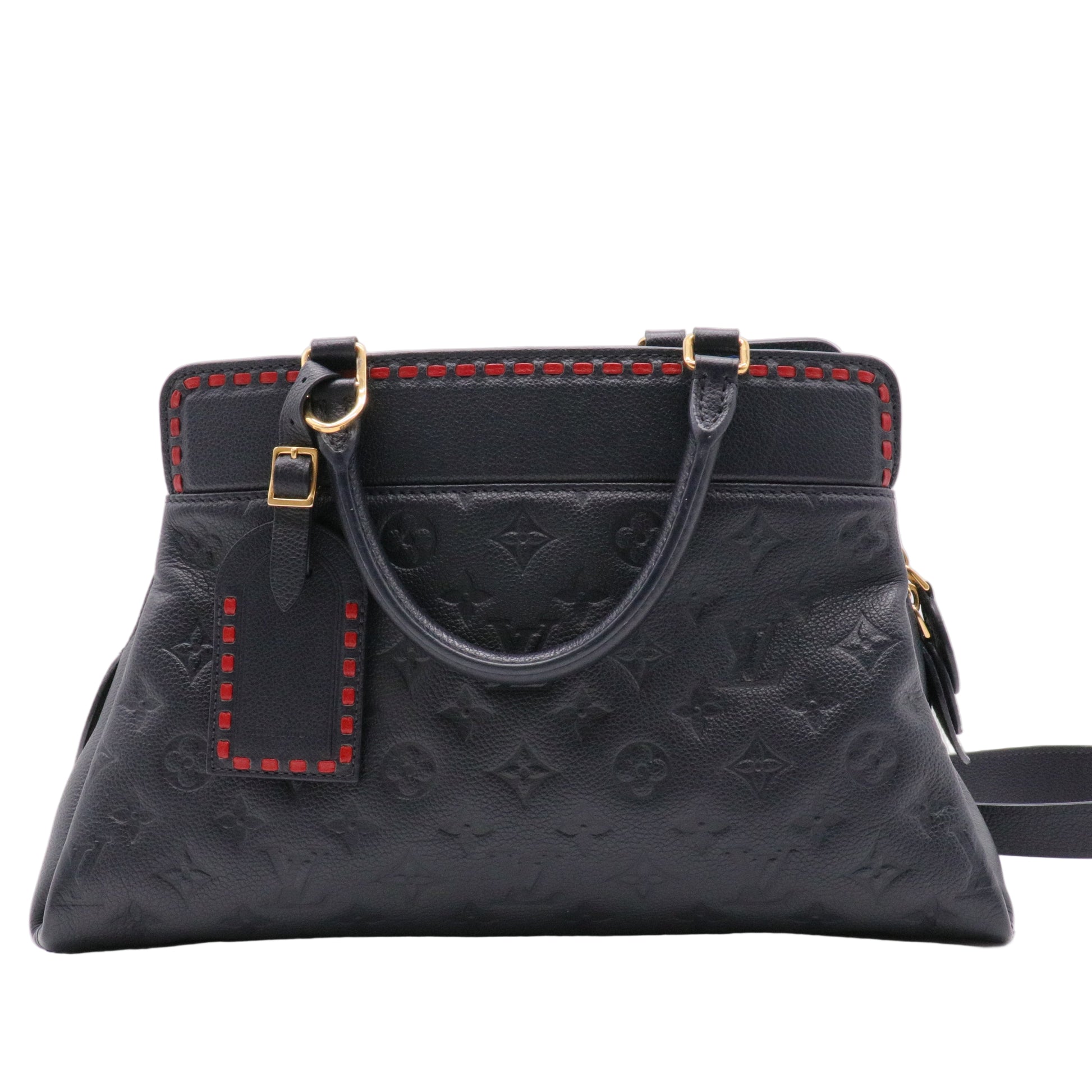 Vosges Handbag Whipstitch Monogram Empreinte Leather MM twins