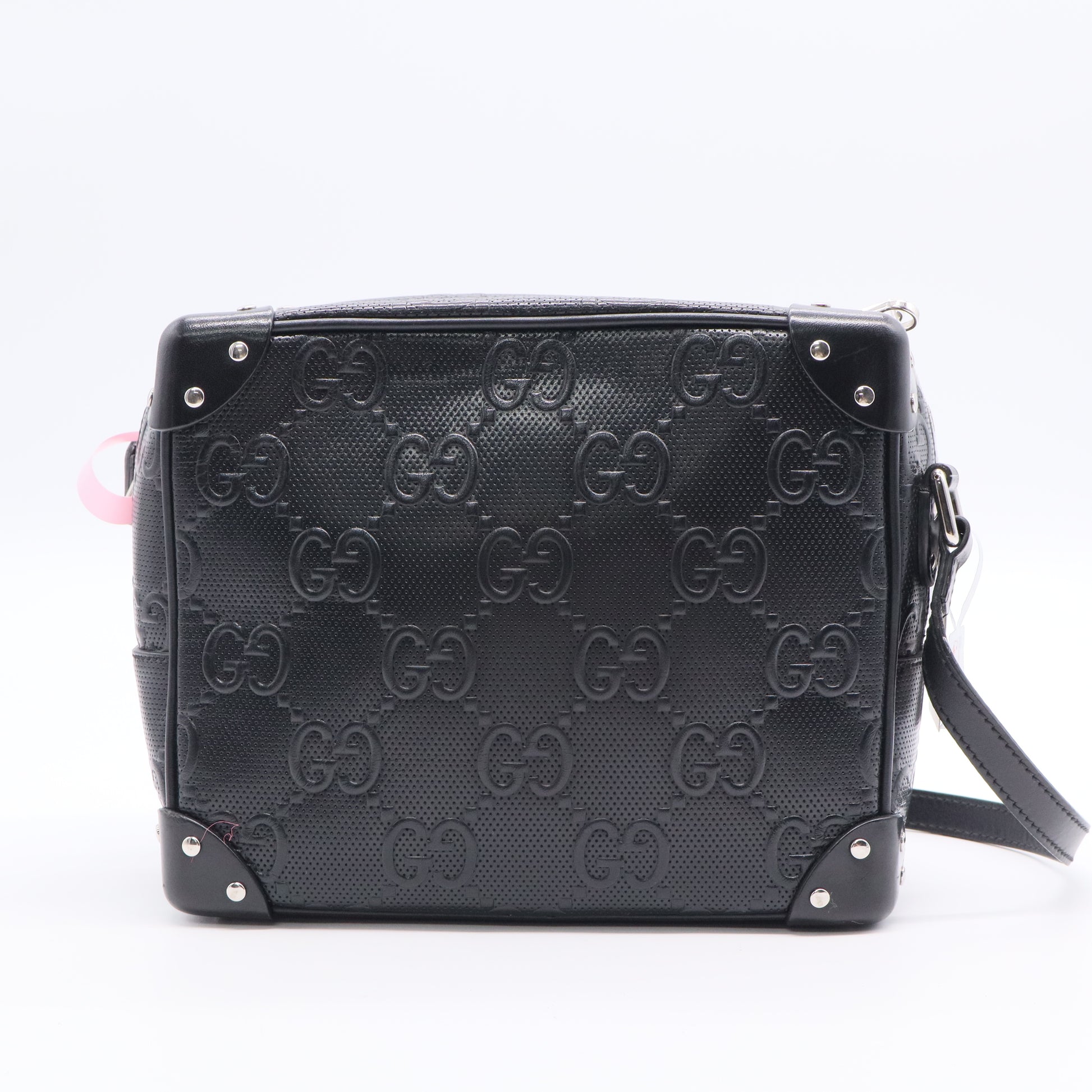 GG Embossed Shoulder Bag Black TWINS LDJ3021