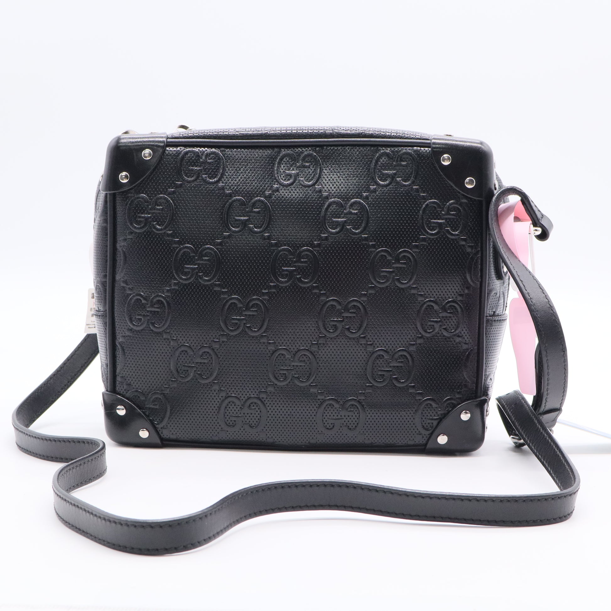 GG Embossed Shoulder Bag Black TWINS LDJ3021