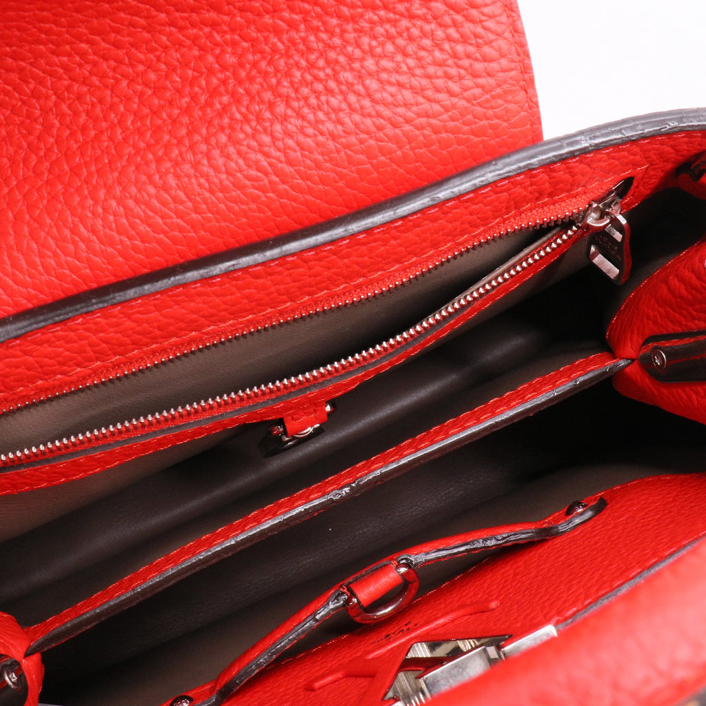 Taurillon Leather Capucines BB Bag Twins