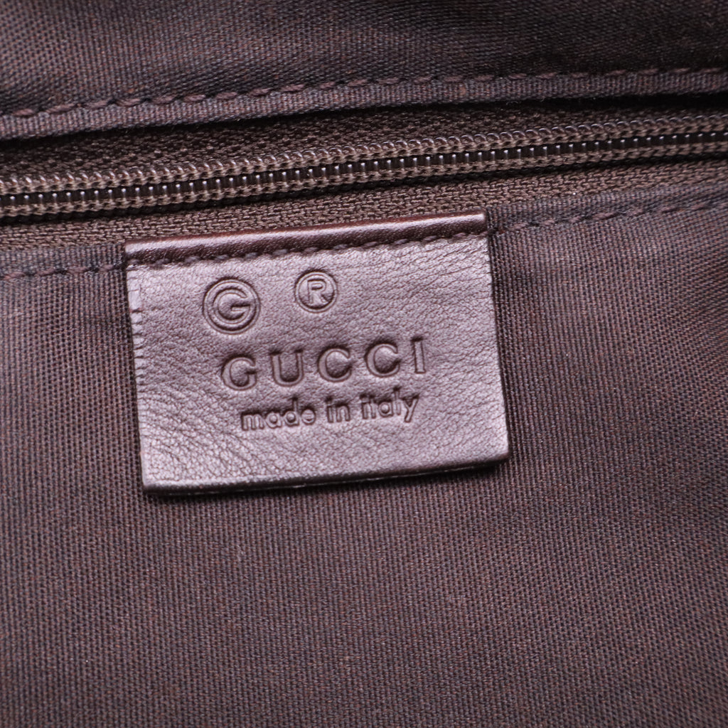 Gucci Dark Brown Suede Drawstring Bucket Bag twins