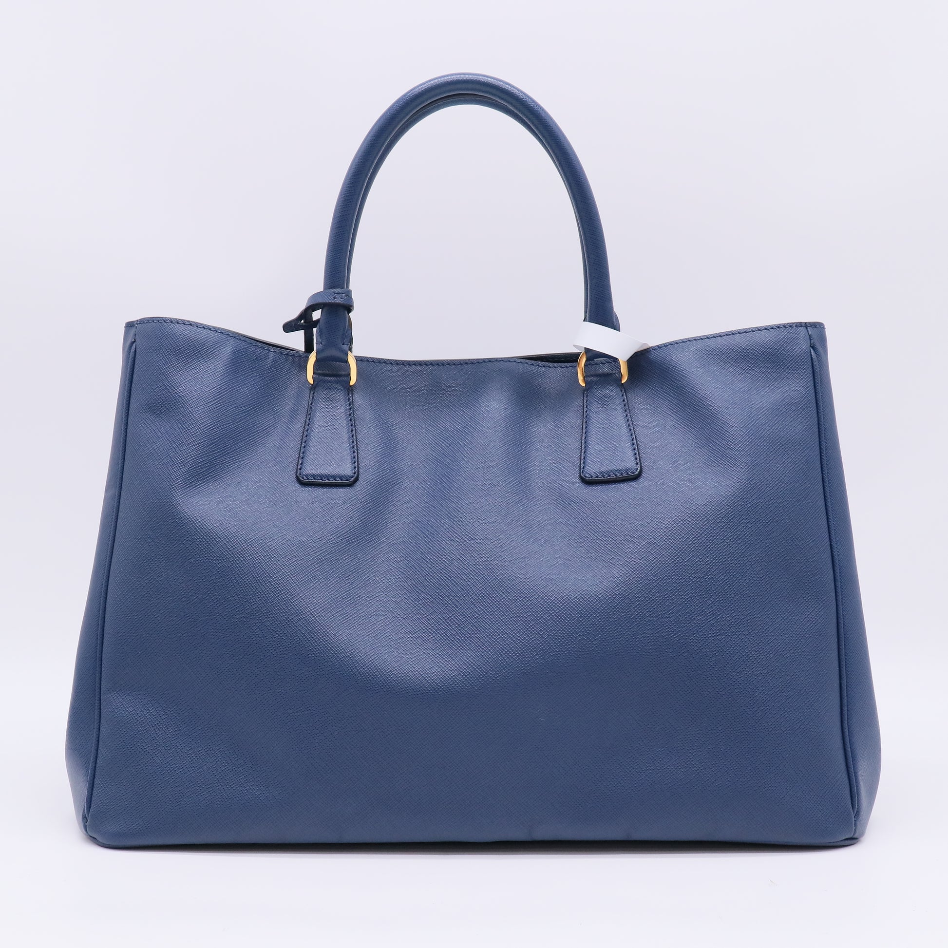 Blue Saffiano Leather Large Gardener's Tote B23308