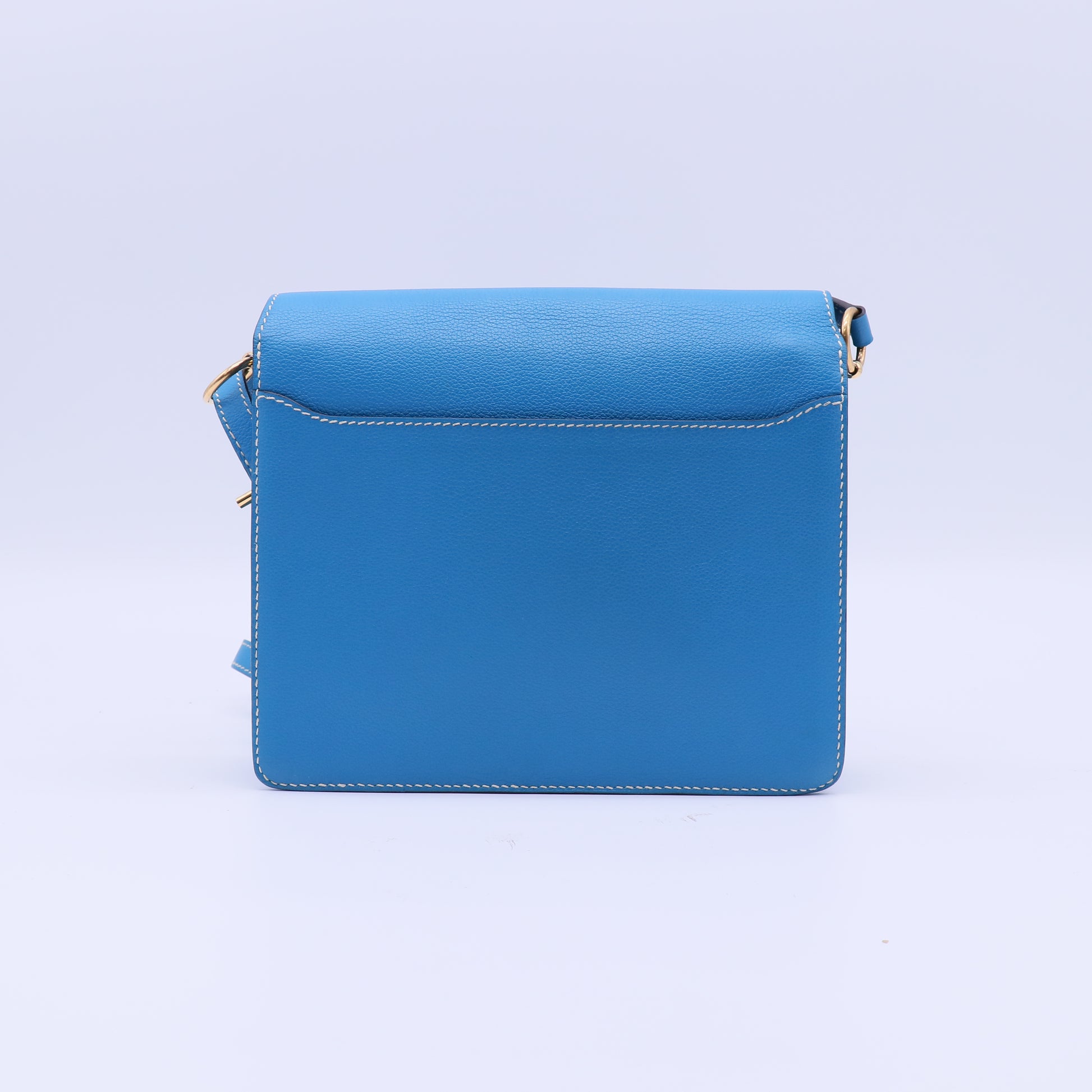 Hermes Grain d'H Sac Roulis 23 Bleu De Galice twins B22025