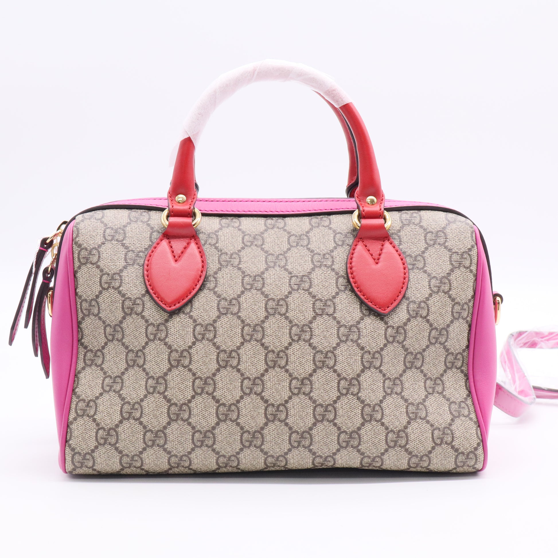 GG Supreme Monogram Moon Calfskin Small Boston Twins LDJ3039