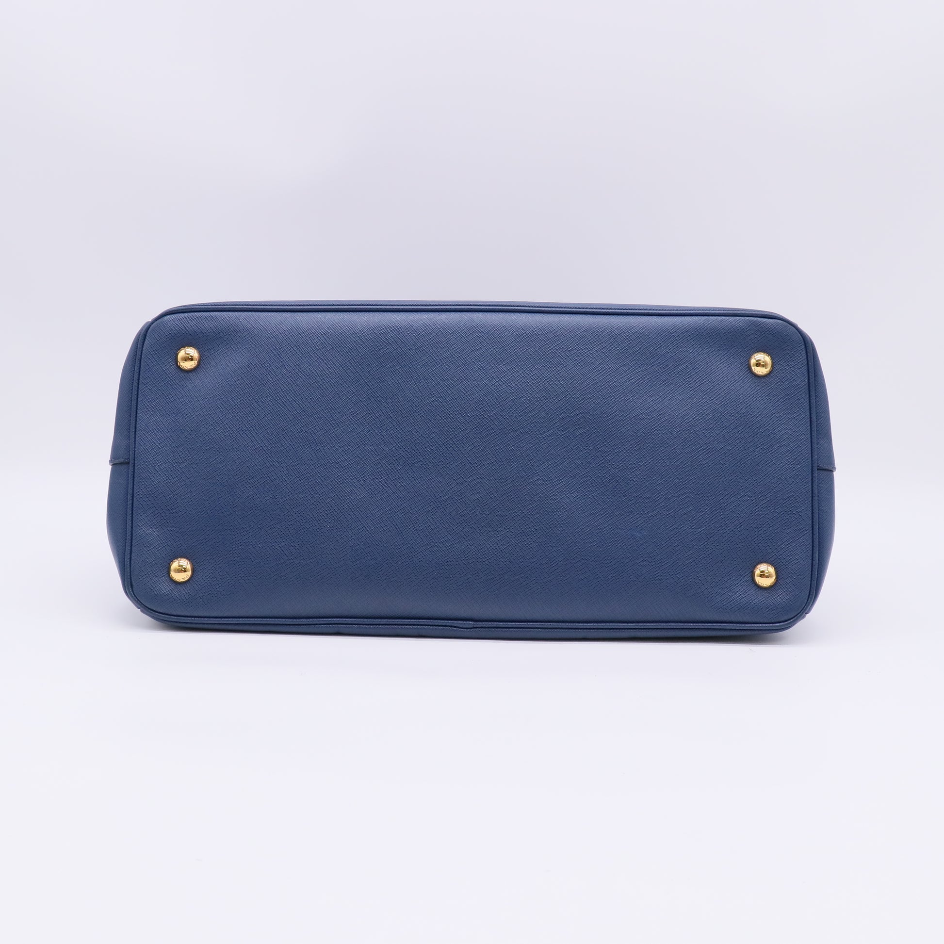 Blue Saffiano Leather Large Gardener's Tote B23308