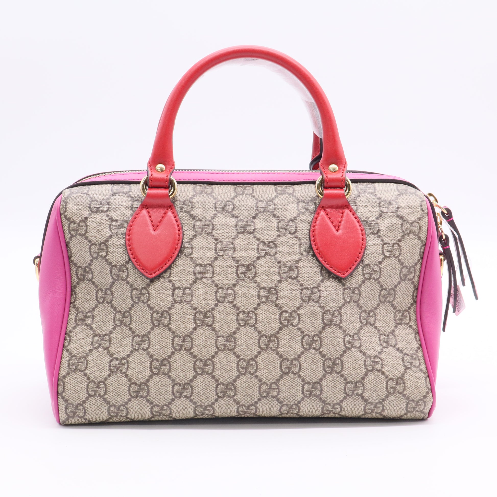 GG Supreme Monogram Moon Calfskin Small Boston Twins LDJ3039