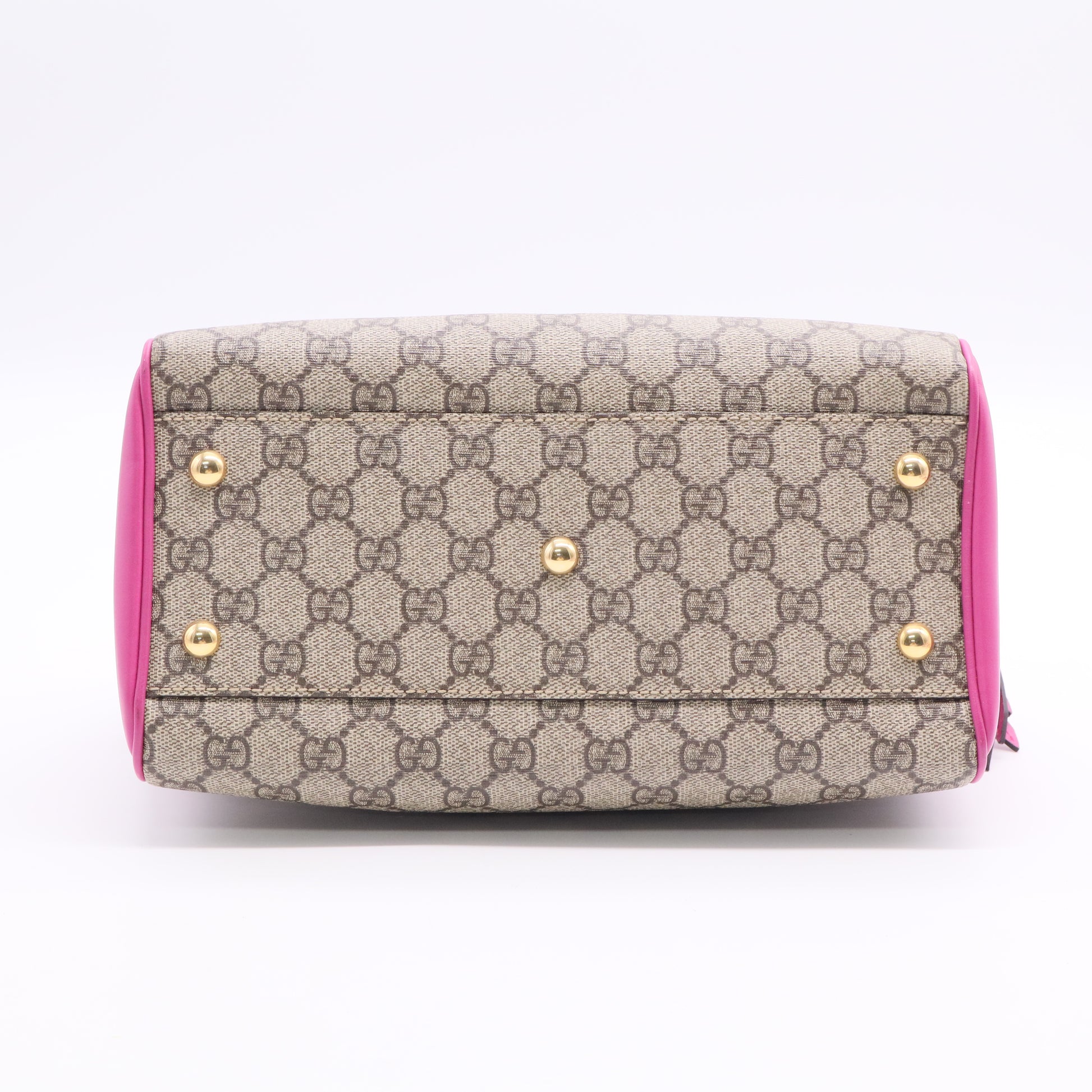 GG Supreme Monogram Moon Calfskin Small Boston Twins LDJ3039