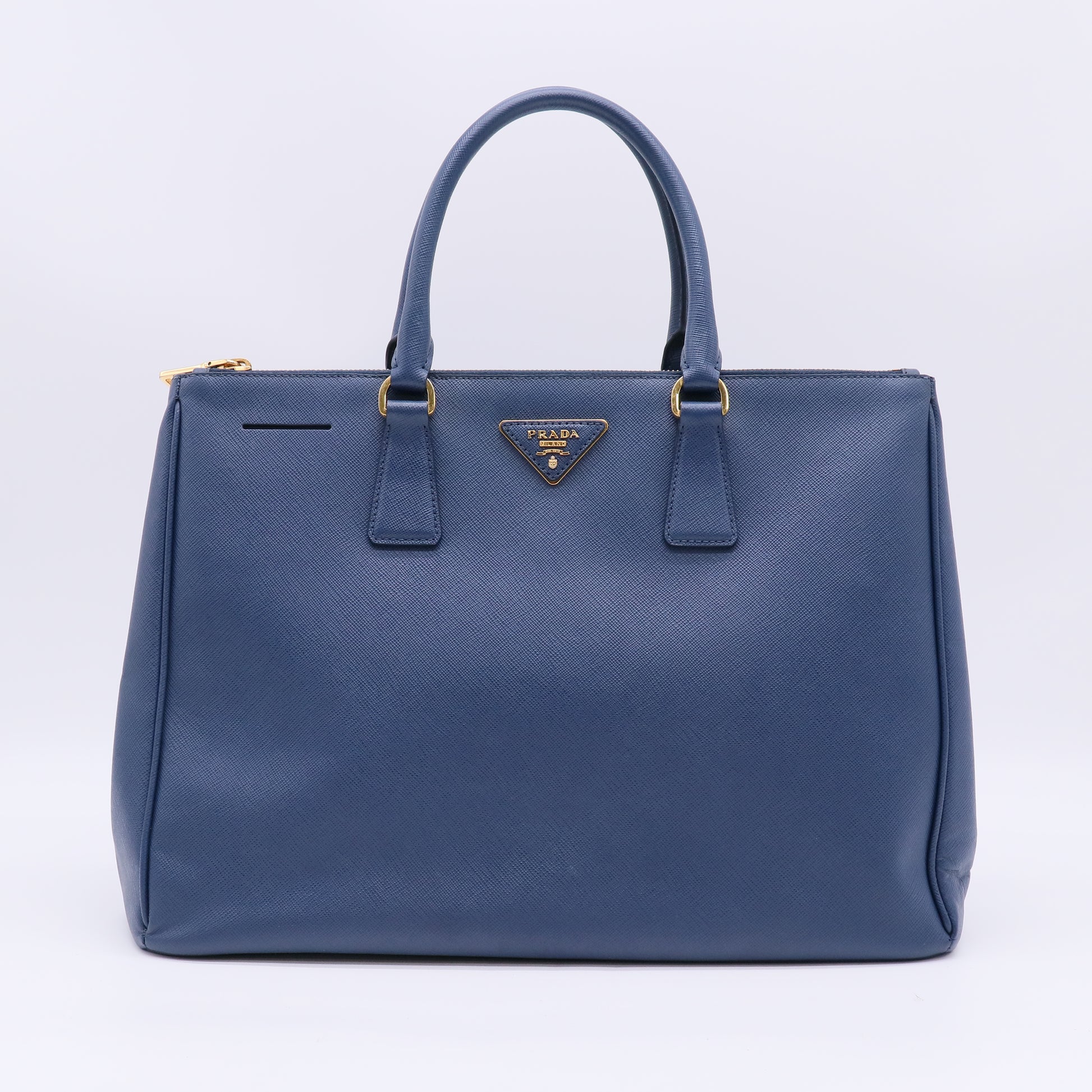 Prada Large Saffiano Lux Galleria Double Zip Tote Bag B23193