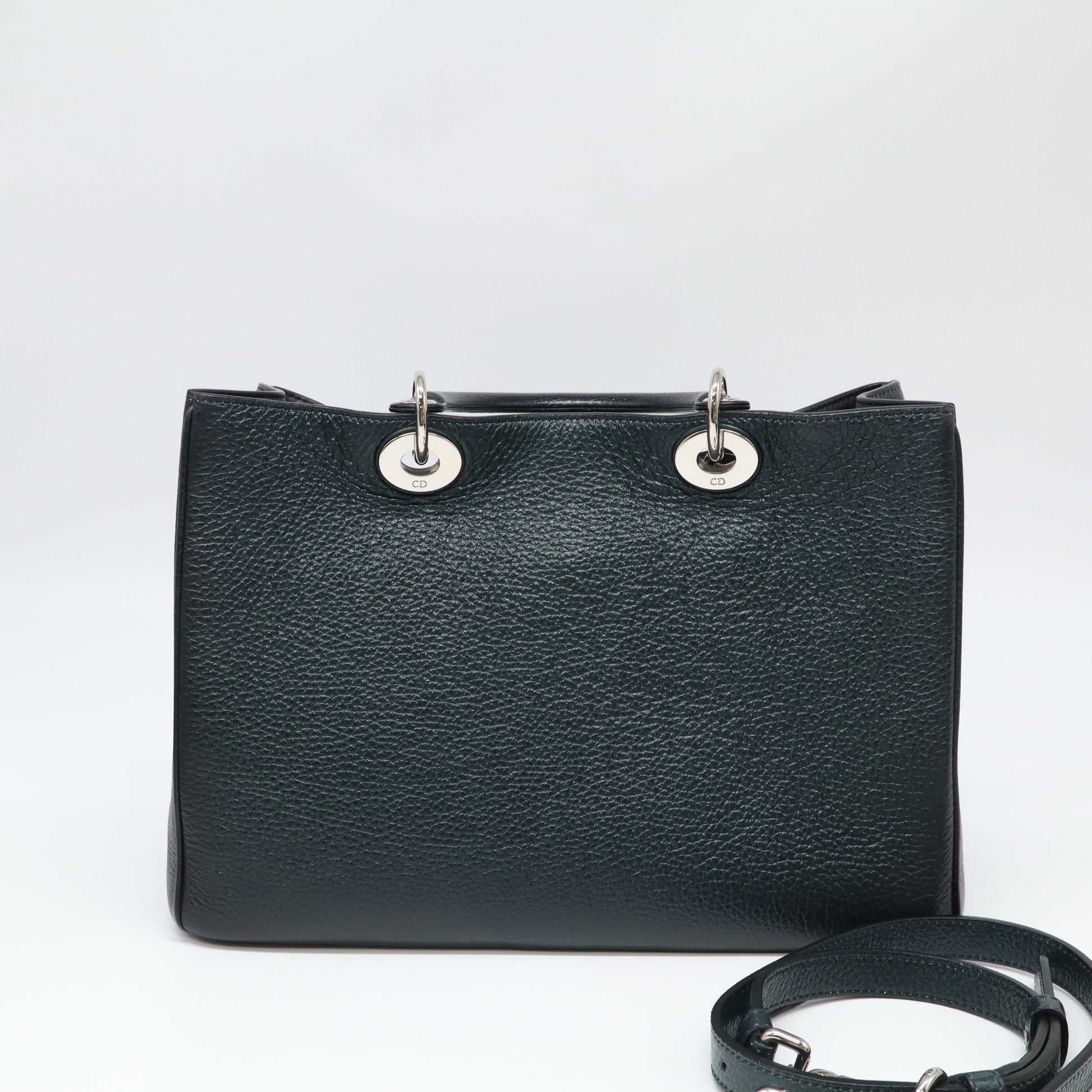 Christian Dior Bullcalf Small Printed Flower Diorissimo Twins B22385