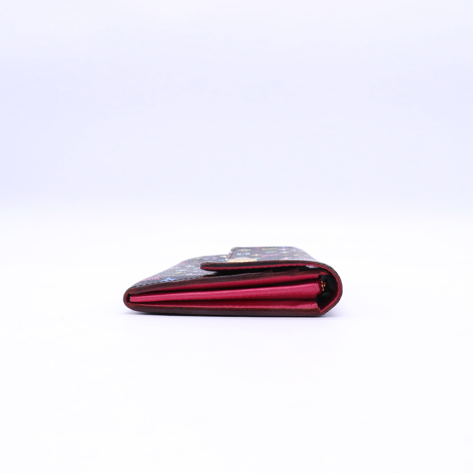 Monogram Multicolor Sarah Wallet Black Grenade Twins LDJ3688