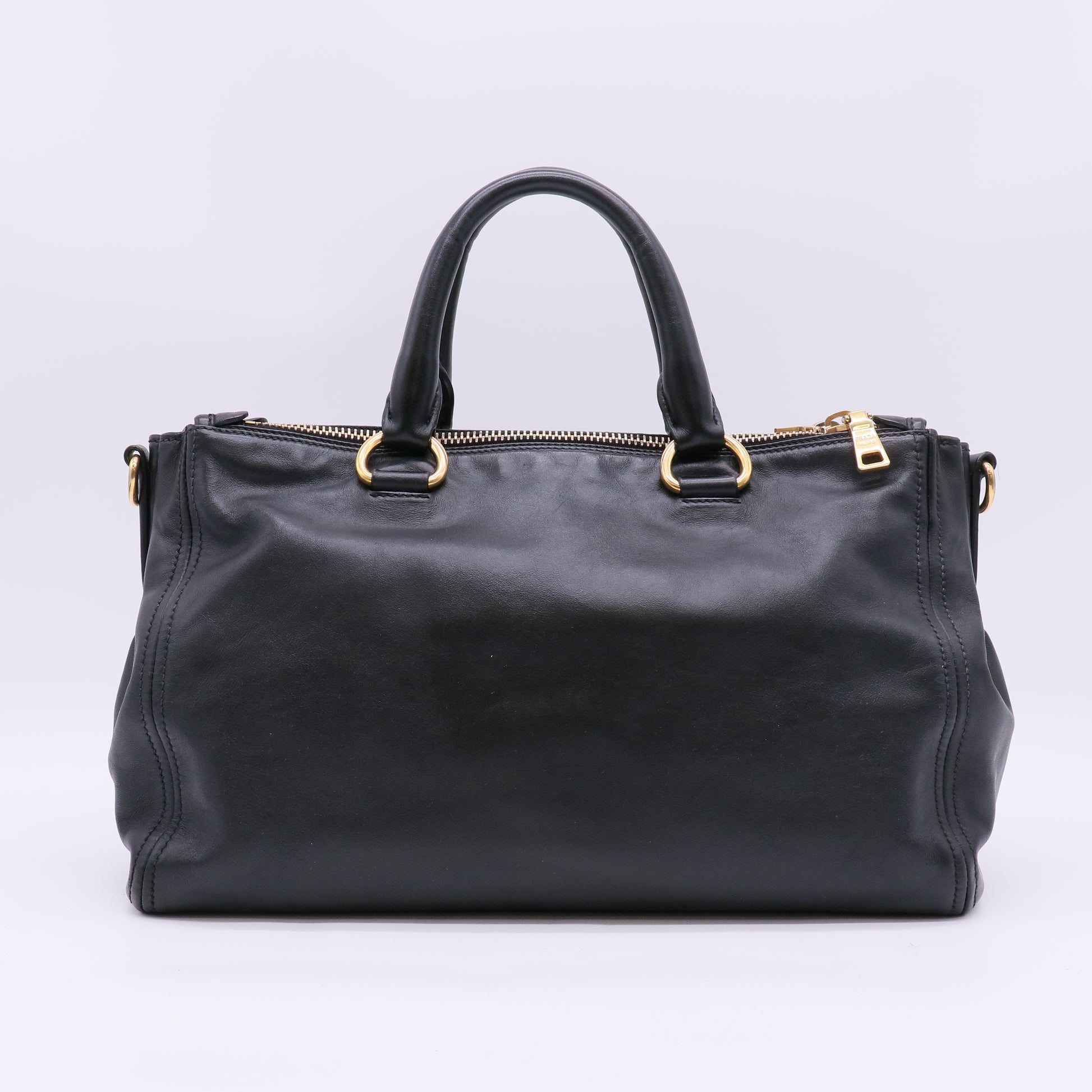 Prada Double Zip Convertible Tote Bag twins B23959