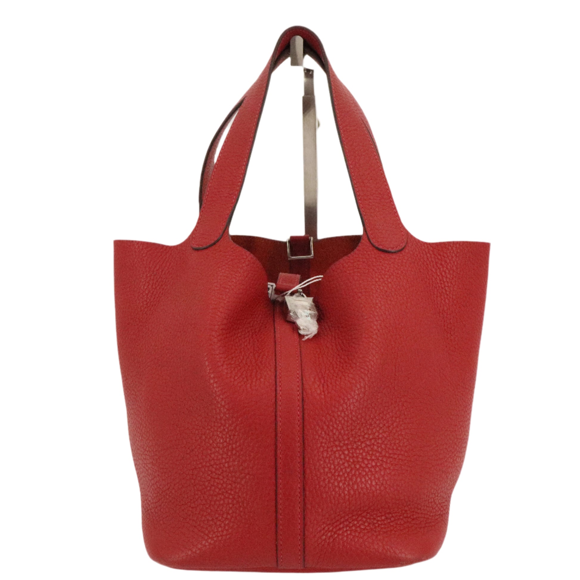 Picotin Lock 18 Clemence Leather Bucket Bag twins