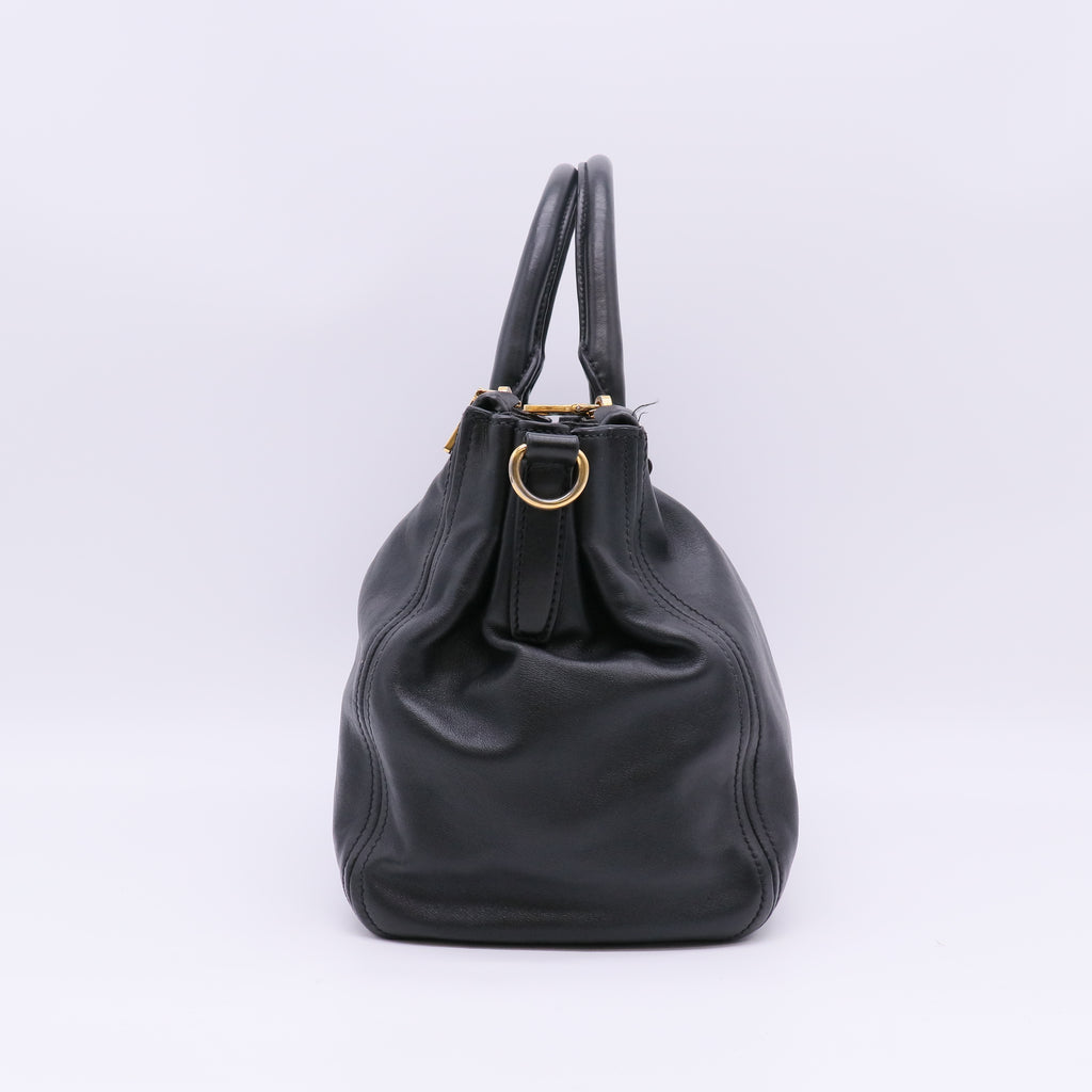 Prada Double Zip Convertible Tote Bag twins B23959