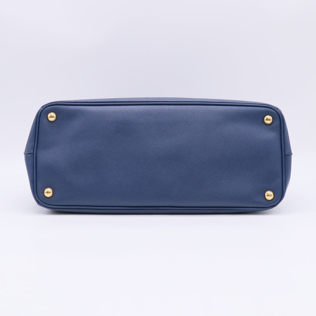 Prada Large Saffiano Lux Galleria Double Zip Tote Bag B23193