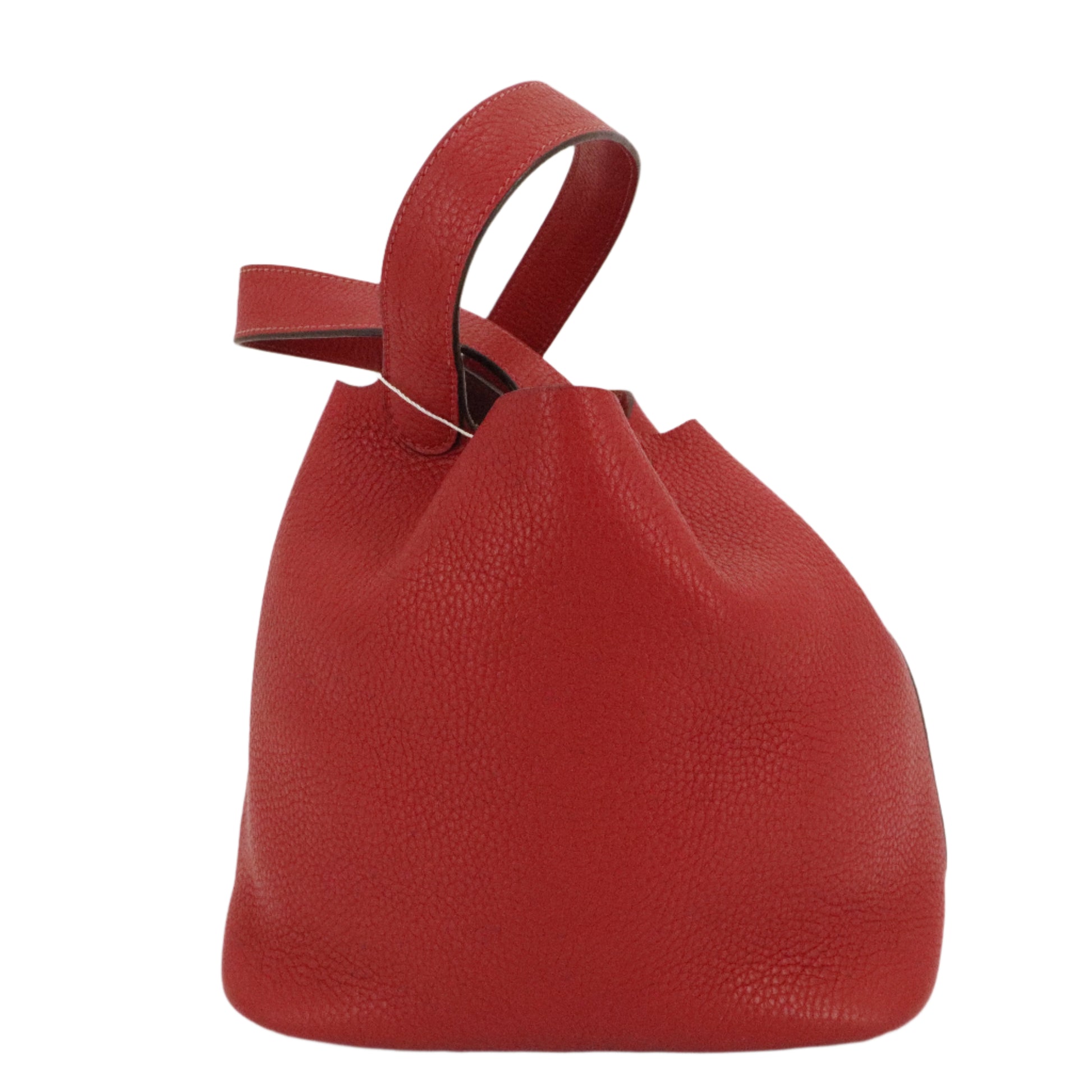 Picotin Lock 18 Clemence Leather Bucket Bag twins