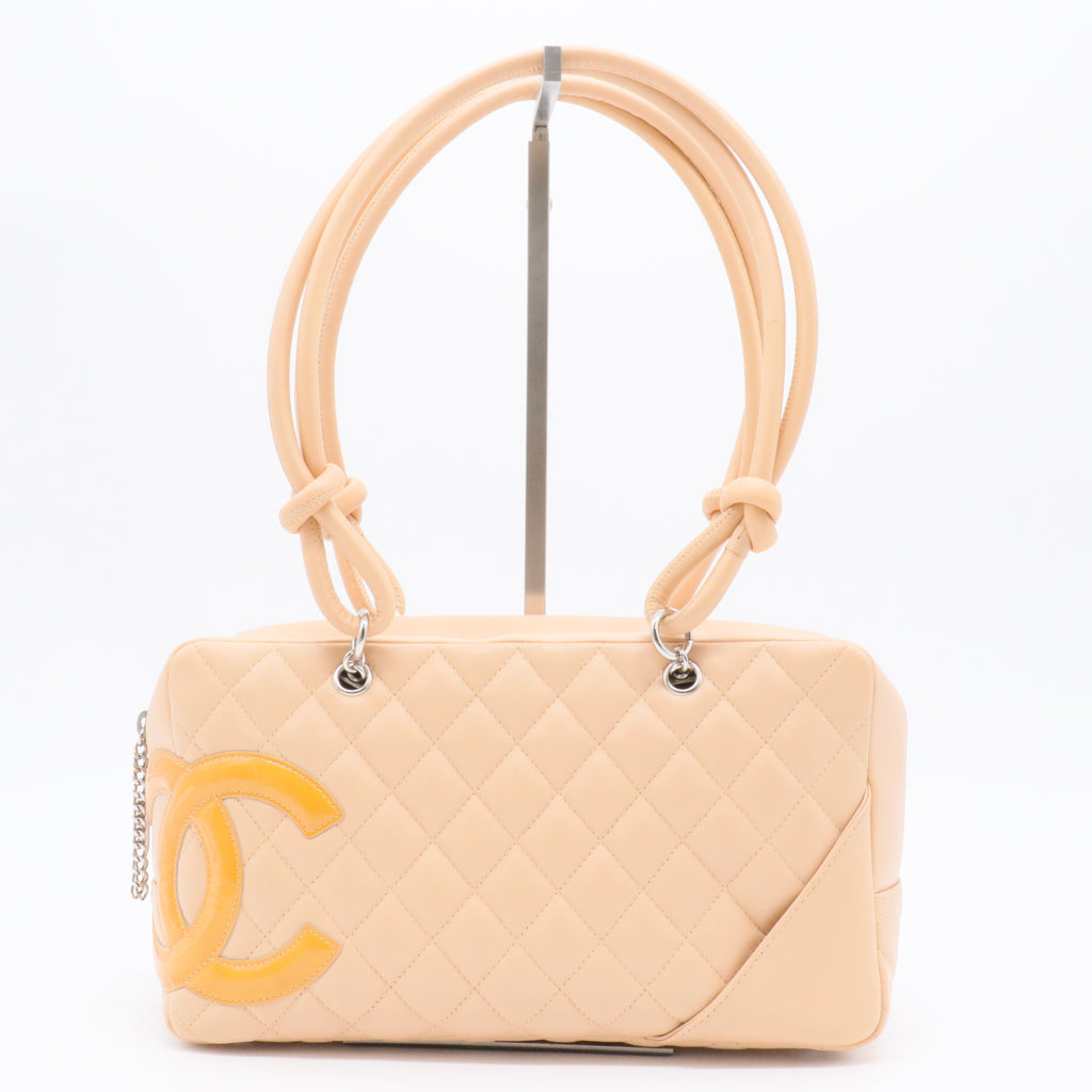 Cambon Bowler Bag Quilted Leather Medium