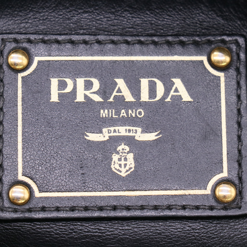 Prada Double Zip Convertible Tote Bag twins B23959