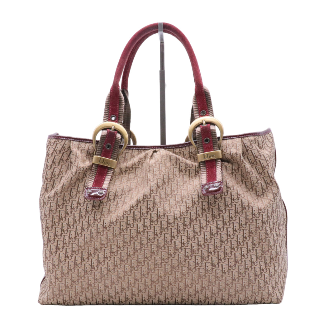 Diorissimo Canvas Shoulder Bag Brown twin