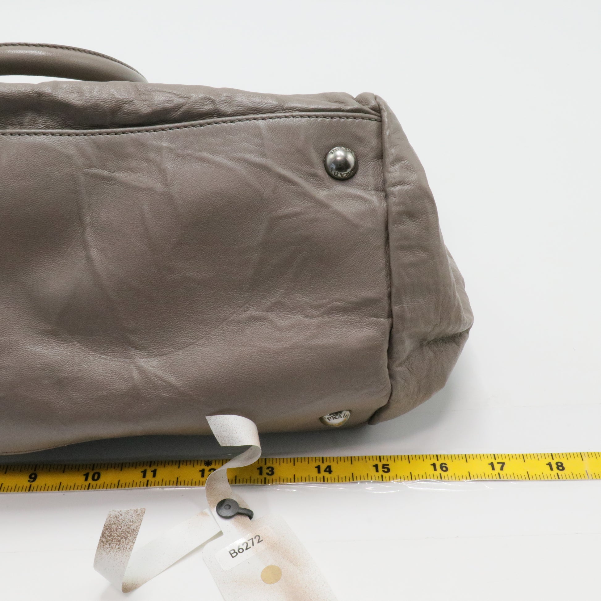 Double Zip Convertible Tote Nappa Antique