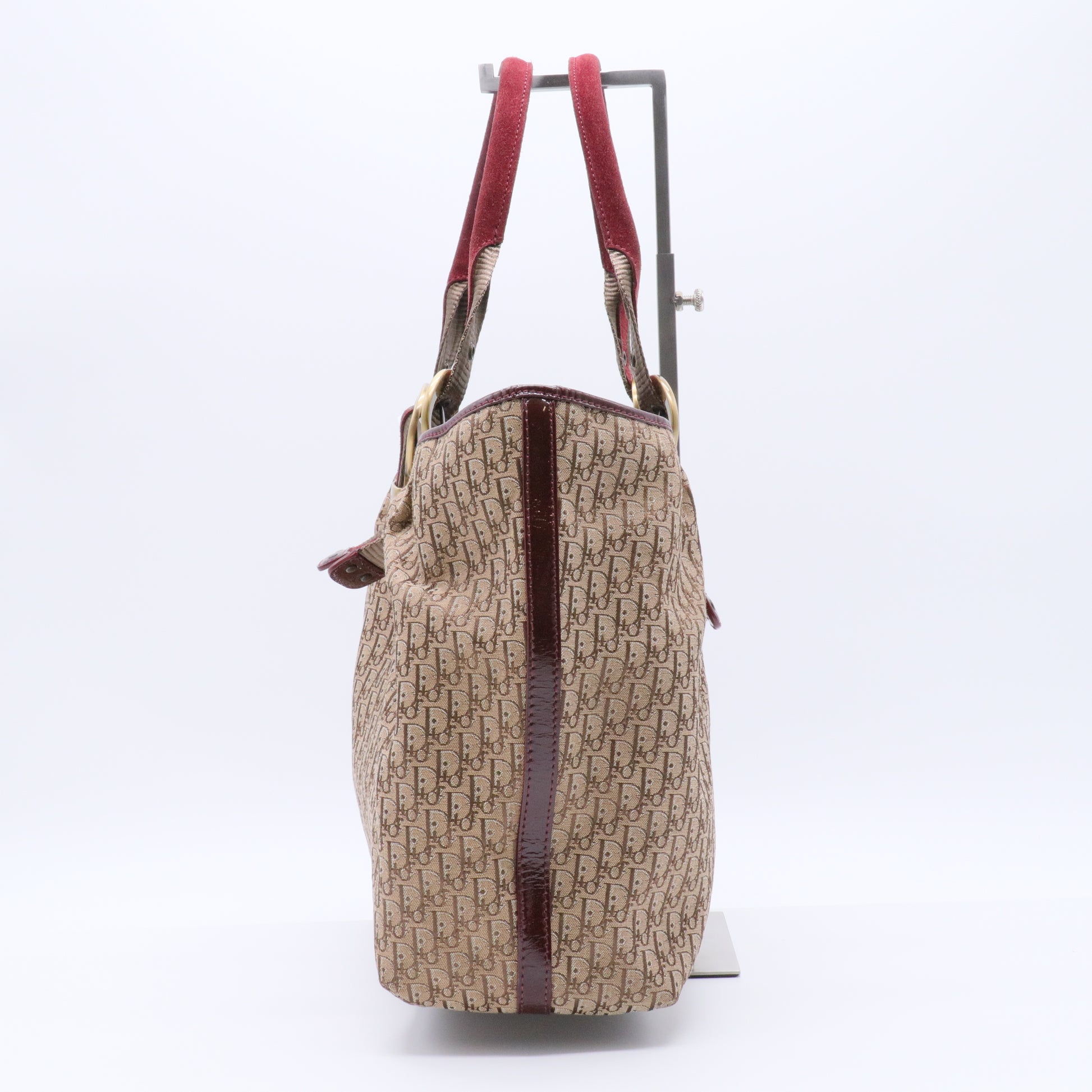 Diorissimo Canvas Shoulder Bag Brown twin